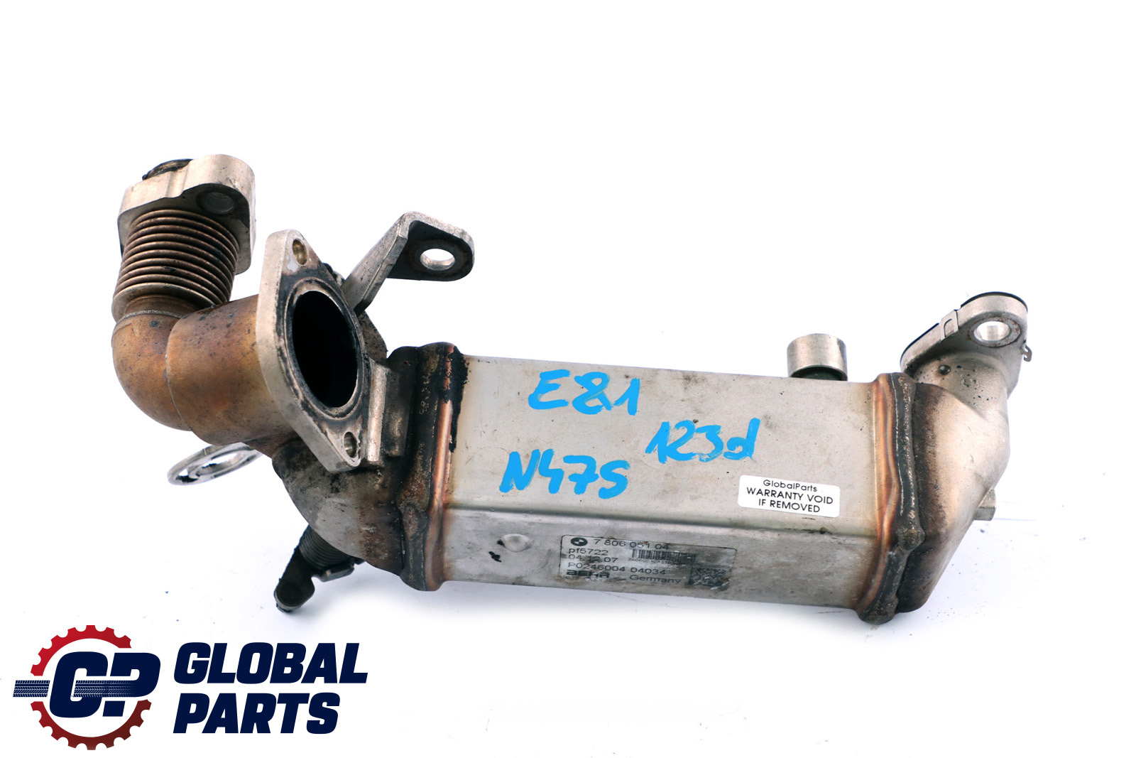 BMW E81 E82 E87 LCI 123d N47S Auspuffkrümmer AGR-Gas-Kühler 7806051