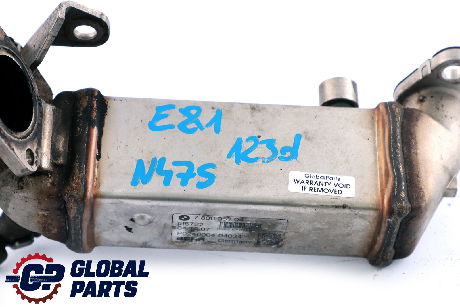 BMW E81 E82 E87 LCI 123d N47S Auspuffkrümmer AGR-Gas-Kühler 7806051