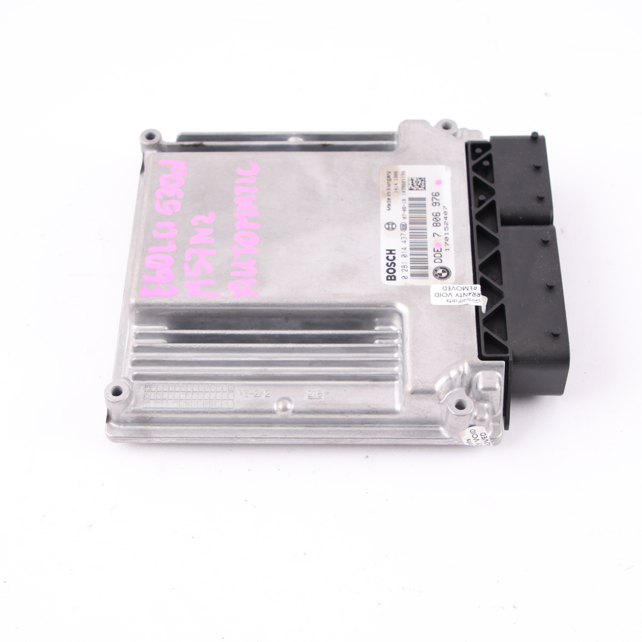 BMW E60 LCI E90 330d 530d M57N2 235PS Motorsteuerung ECU DDE 7806976 Automatik