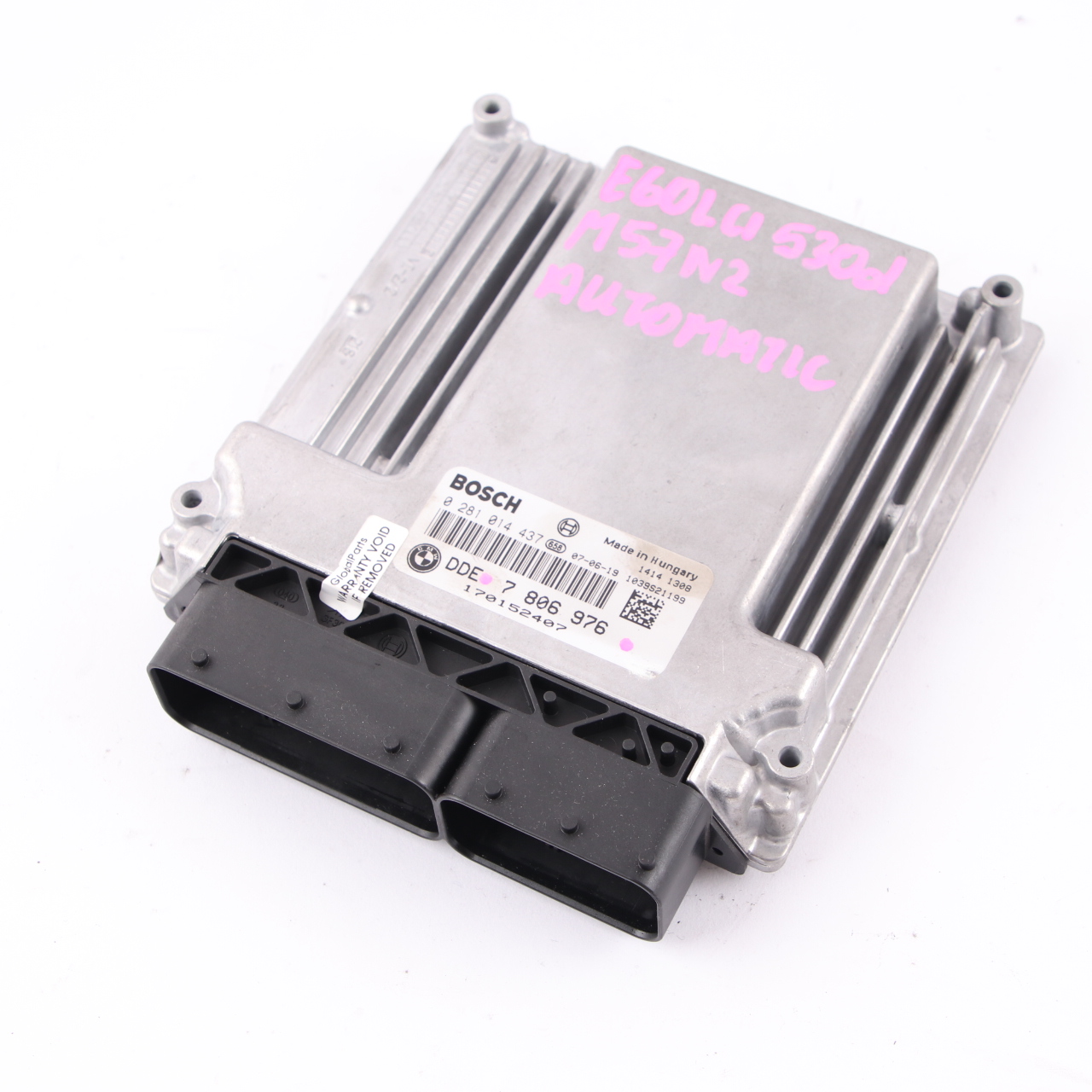 BMW E60 LCI E90 330d 530d M57N2 235PS Motorsteuerung ECU DDE 7806976 Automatik