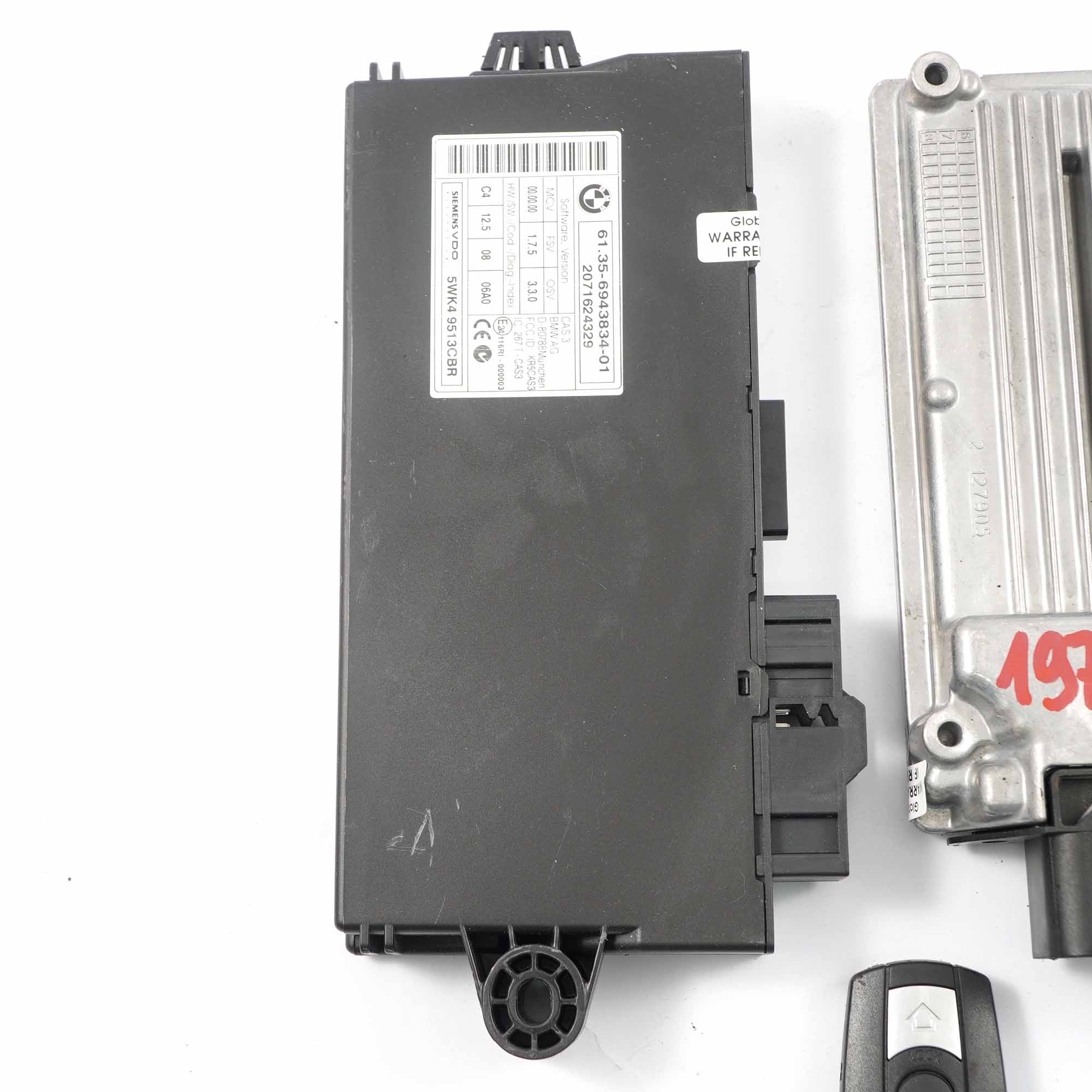 BMW E60 LCI E90 E91 325d 525d Motor M57N2 ECU Steuergerät DDE 7806987 + CAS3