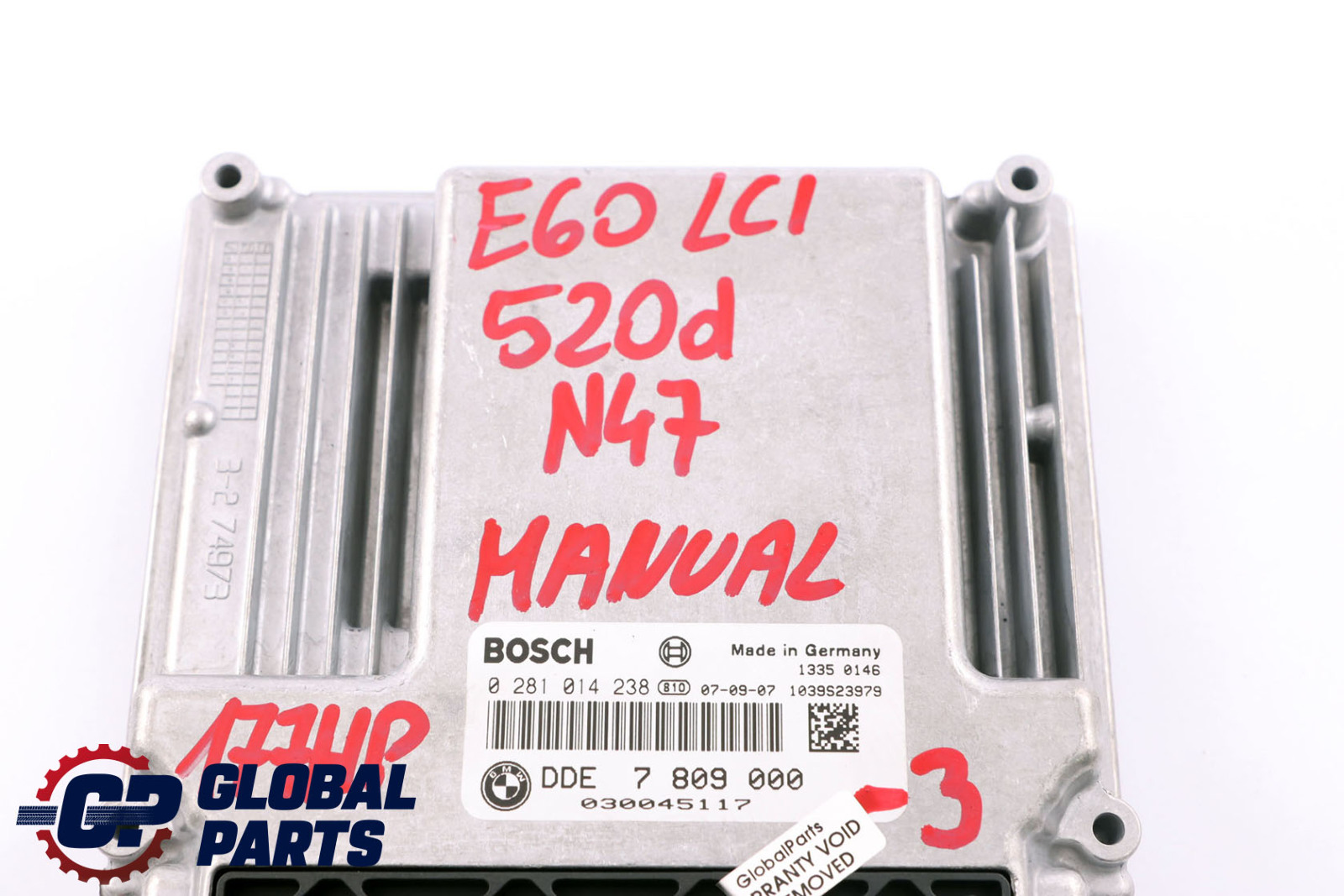 BMW E60 E87 LCI E90 120d 320d 520d ECU Kit DDE Steuergerät 7809000 CAS3 Schlüs