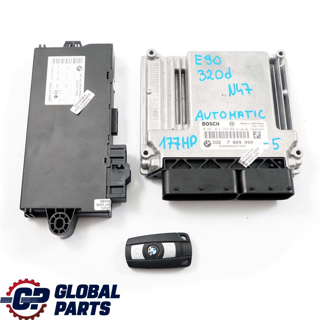 BMW E60 E87 E90 120d 320d 520d N47 177PS ECU Kit Steuergerät DDE 7809000 + CAS