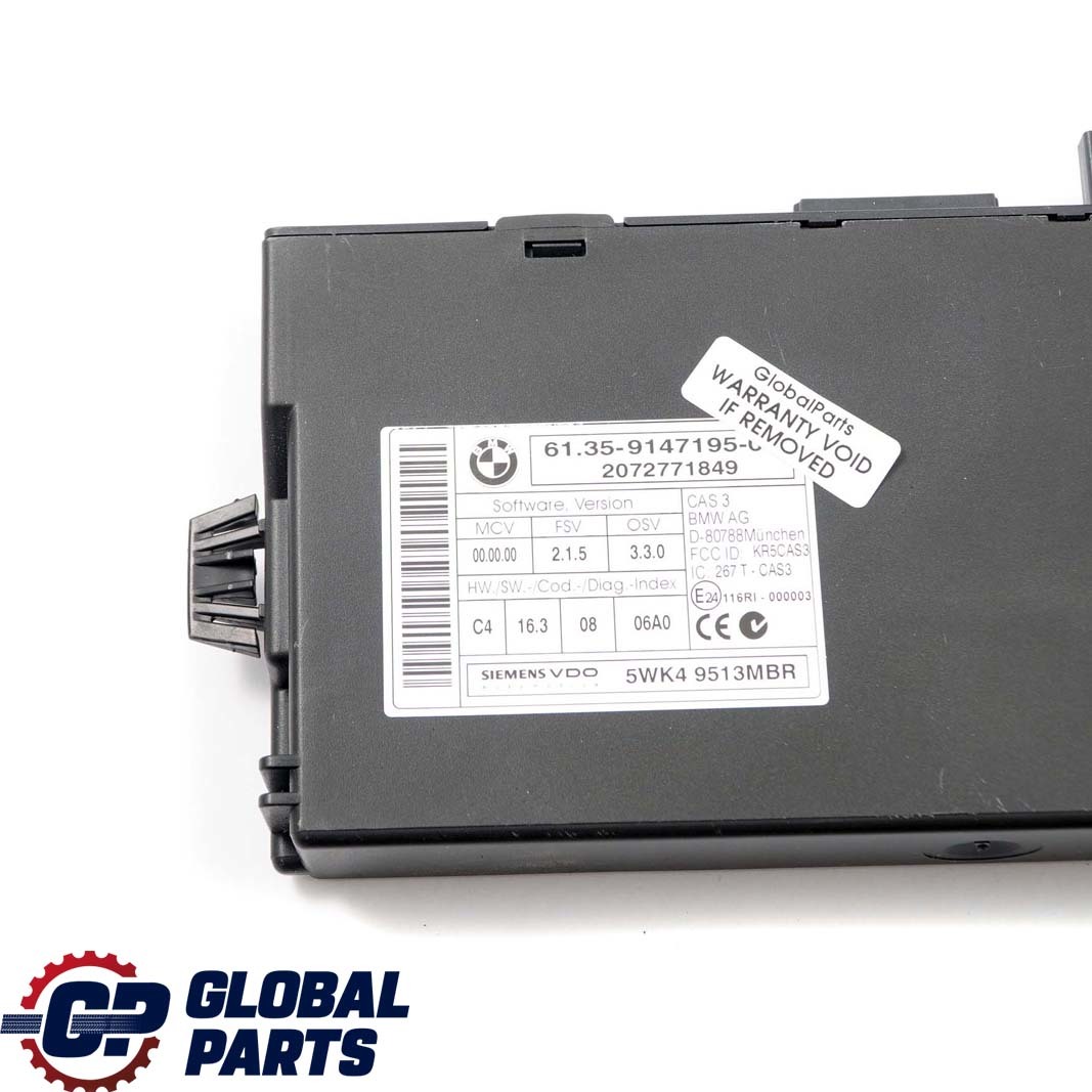 BMW E60 E87 E90 120d 320d 520d N47 177PS ECU Kit Steuergerät DDE 7809000 + CAS