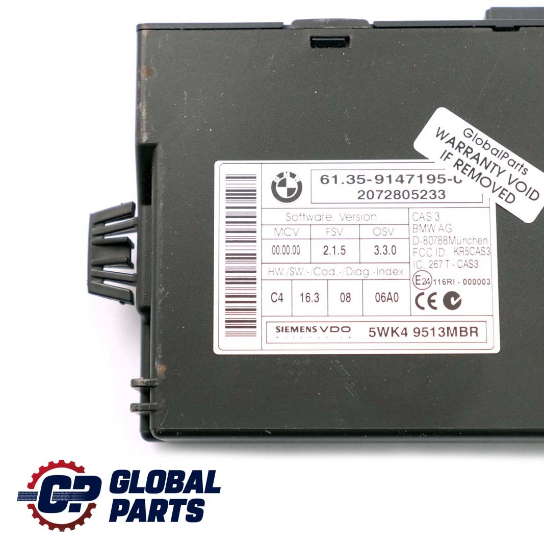 BMW E60 LCI E90 M57N2 325d 525d 197HP ECU Kit DME CAS3 Schlüssel Automatik