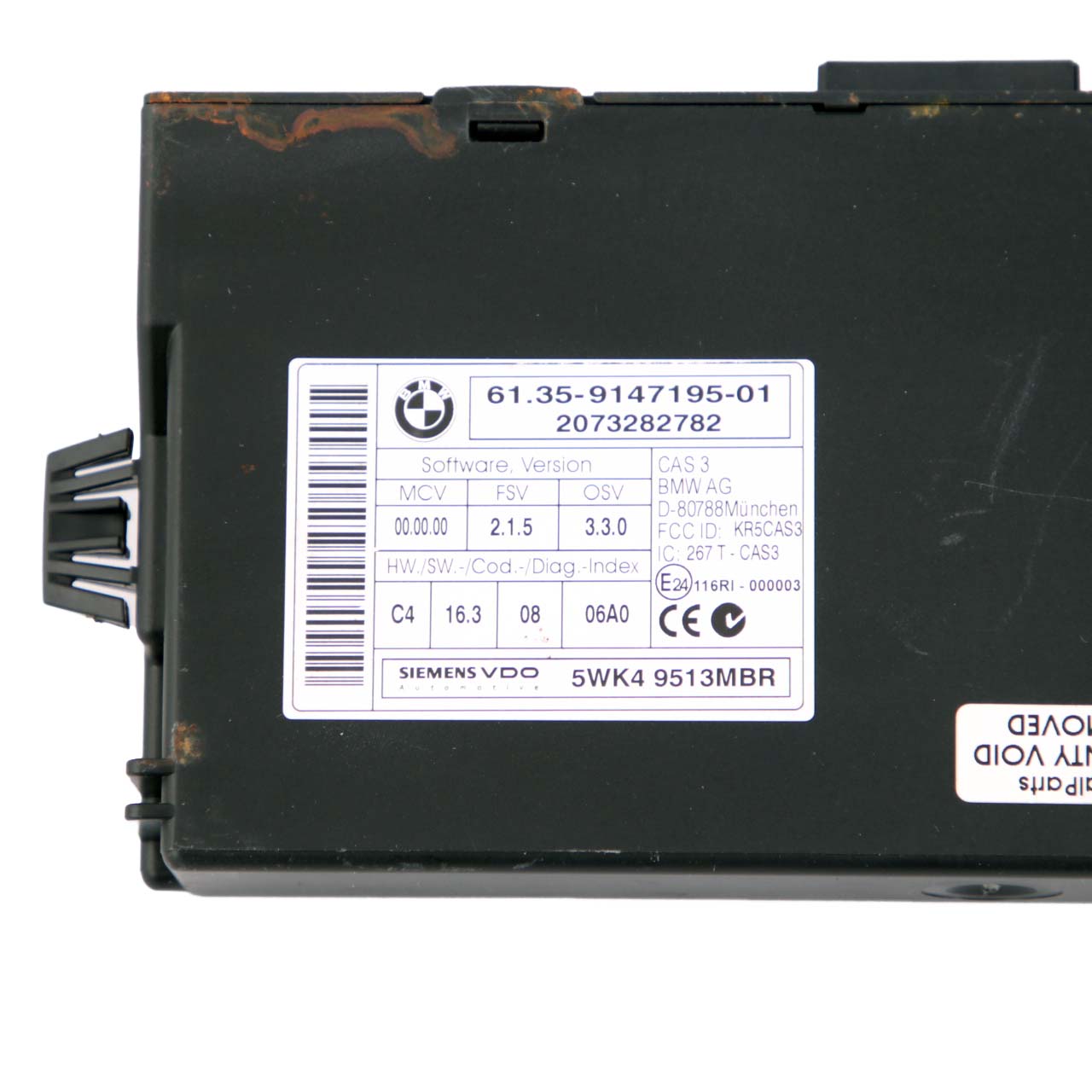 BMW E60 E90 E91 E92 LCI 335D 535d M57N2 Motor ECU KIT DDE 7809955 CAS3 Schlüssel