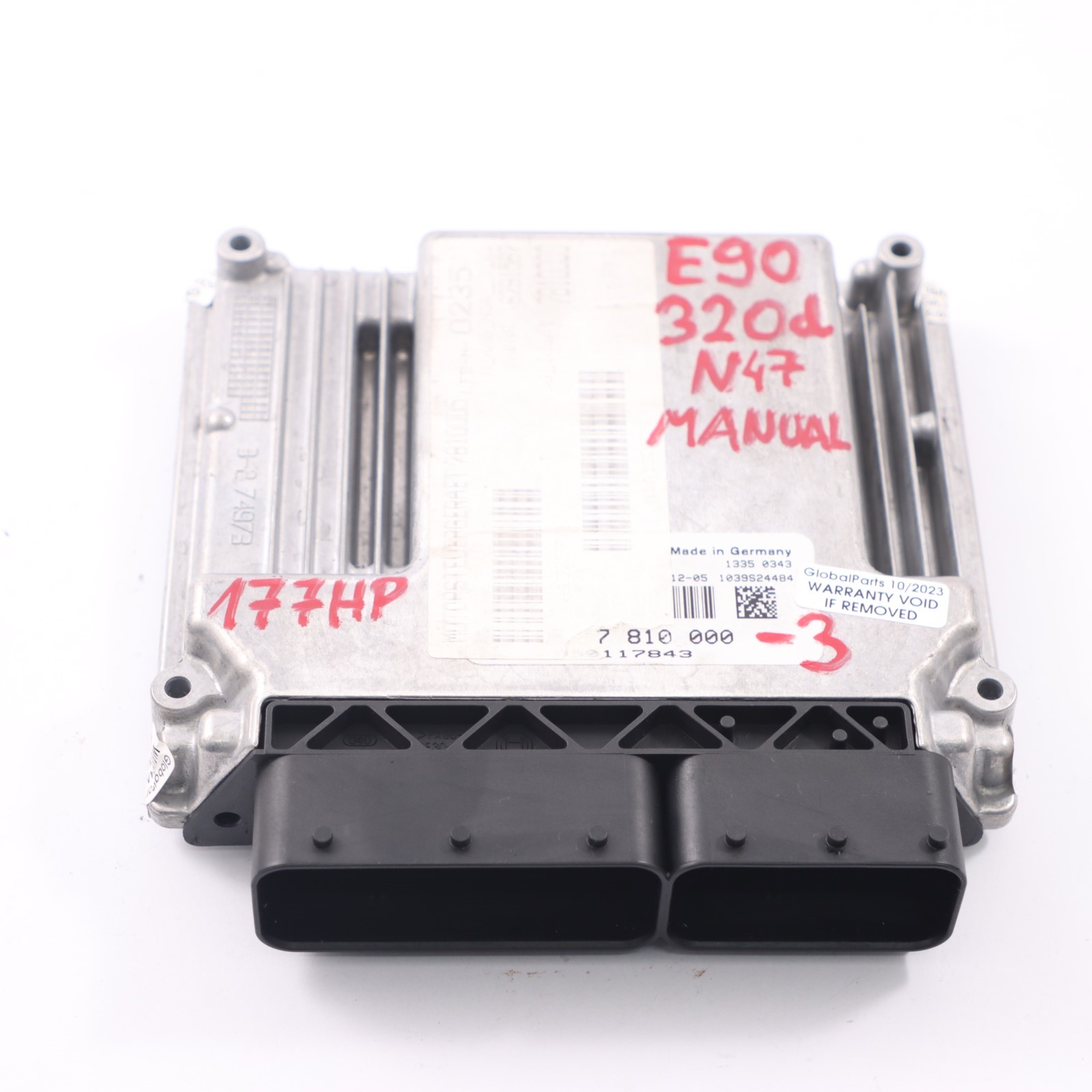 BMW E81 E87 LCI E90 E91 120d 320d Diesel N47 ECU Kit DDE 7810000 CAS3 Schlüssel