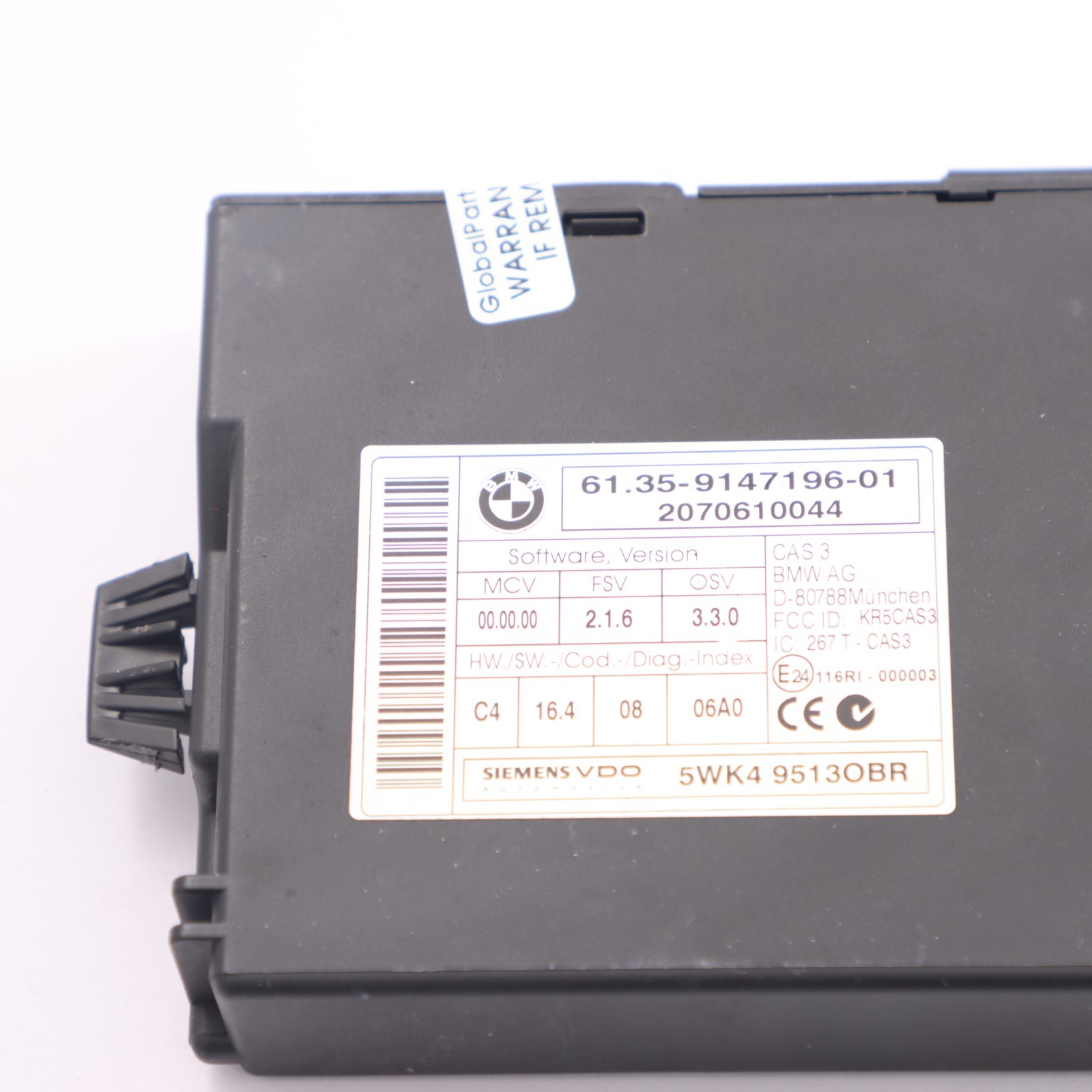 BMW E81 E87 LCI E90 E91 120d 320d Diesel N47 ECU Kit DDE 7810000 CAS3 Schlüssel