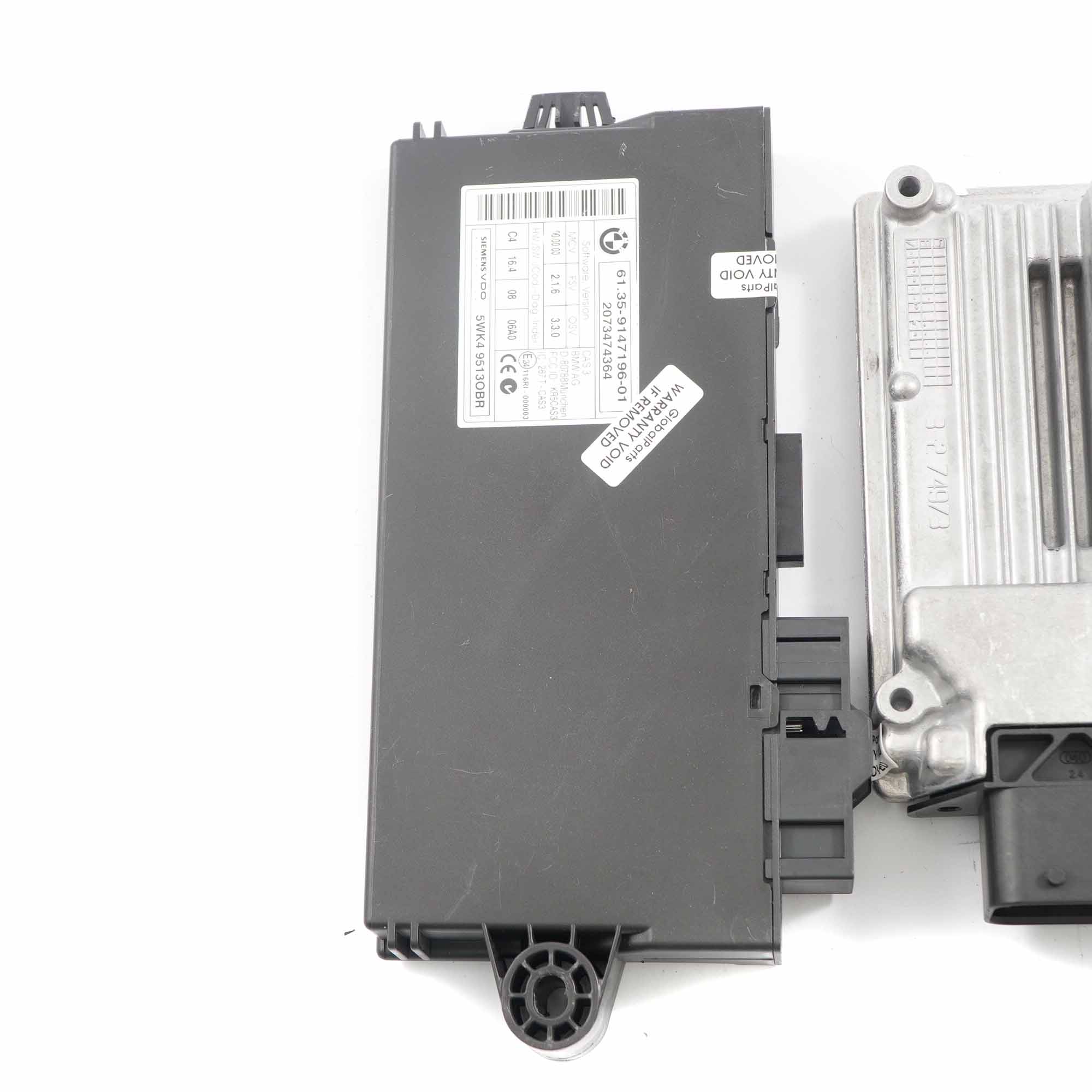 BMW E81 E87 LCI E90 118d 318d N47 143HP Diesel ECU KIT DDE 7810001 CAS3 + Key