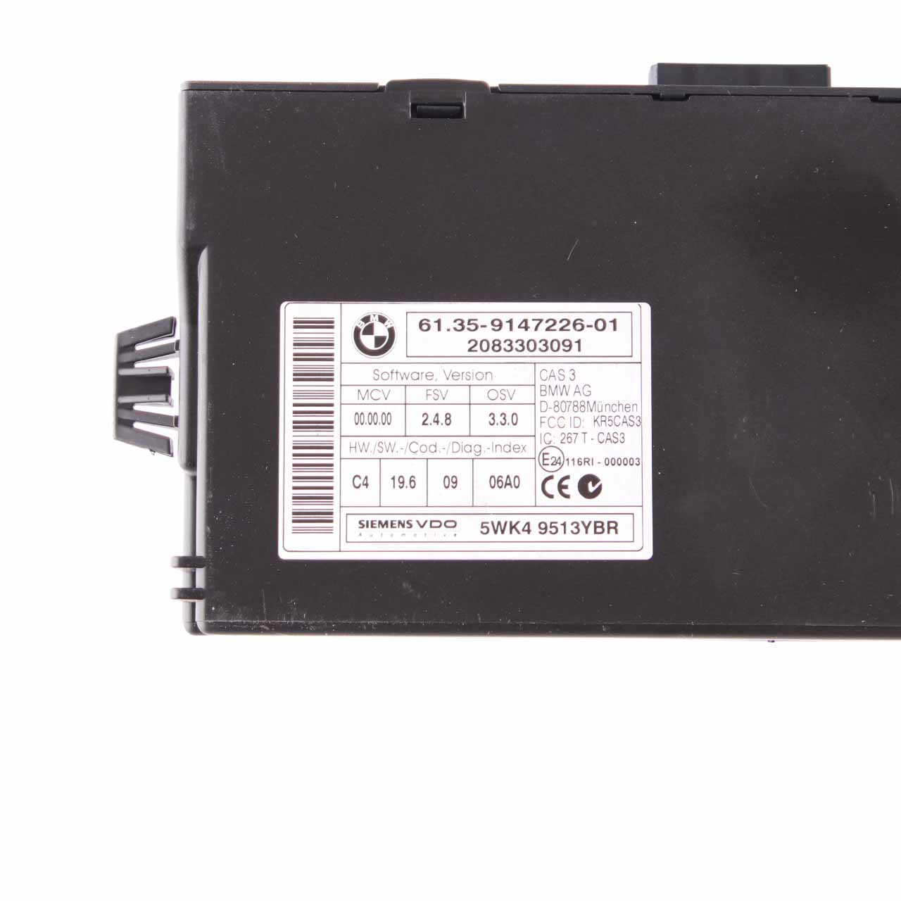 BMW E60 E90 X5 E70 3.0sd 335d 535d M57N2 ECU KIT DDE 7810980 CAS3 Schlüssel