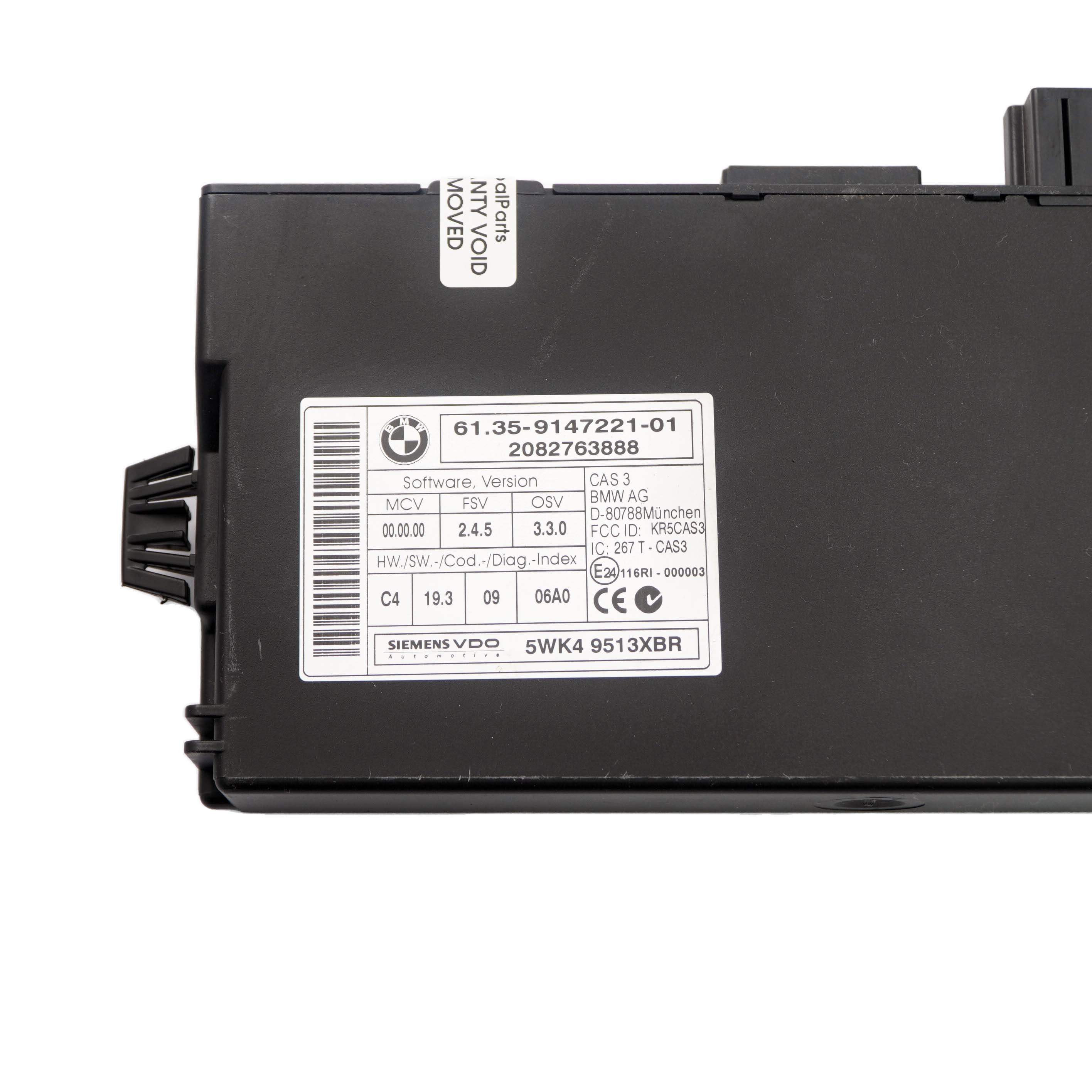 BMW 3 5 E60 LCI E90 M57N2 325d 525d ECU DDE 7811151 Steuergerät CAS3 Schlüssel 