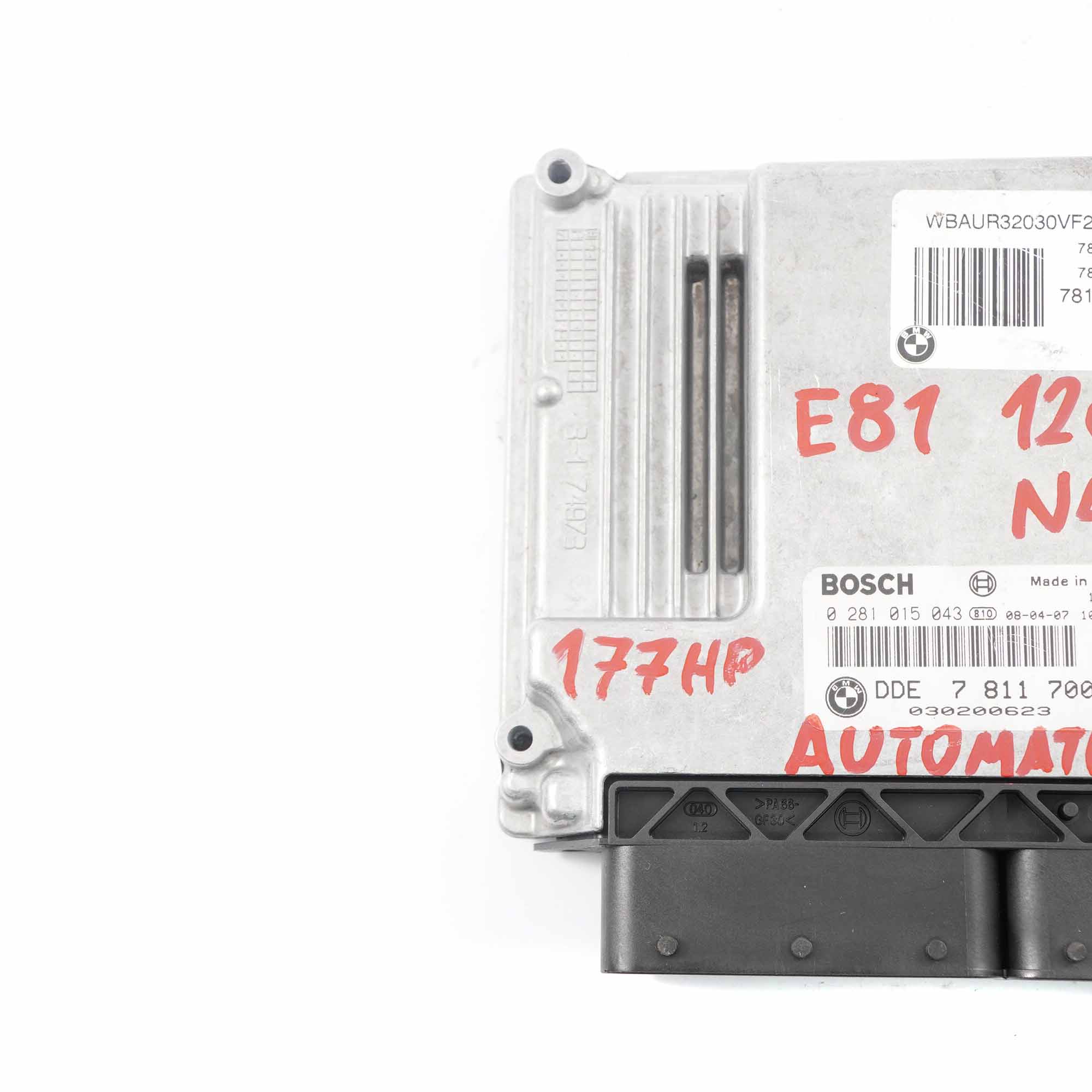 BMW E81 E87 E90 E91 120d 320d N47 177PS Motor Steuergerät ECU DDE 7811700