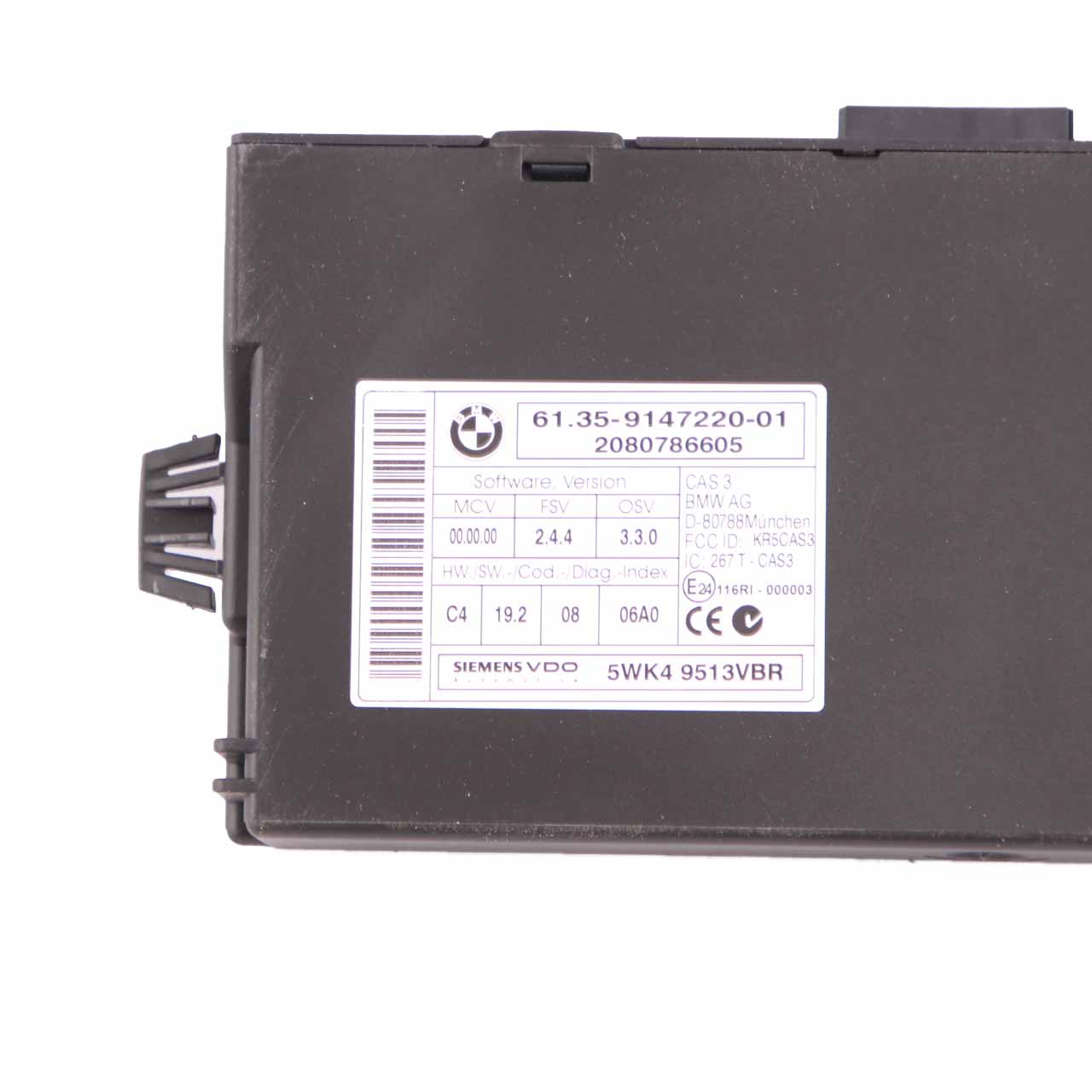 BMW 1 3 er 3 E81 E87N E90 N47 120d 320d Steuergerät ECU DDE CAS3 2 Schl. 7811700