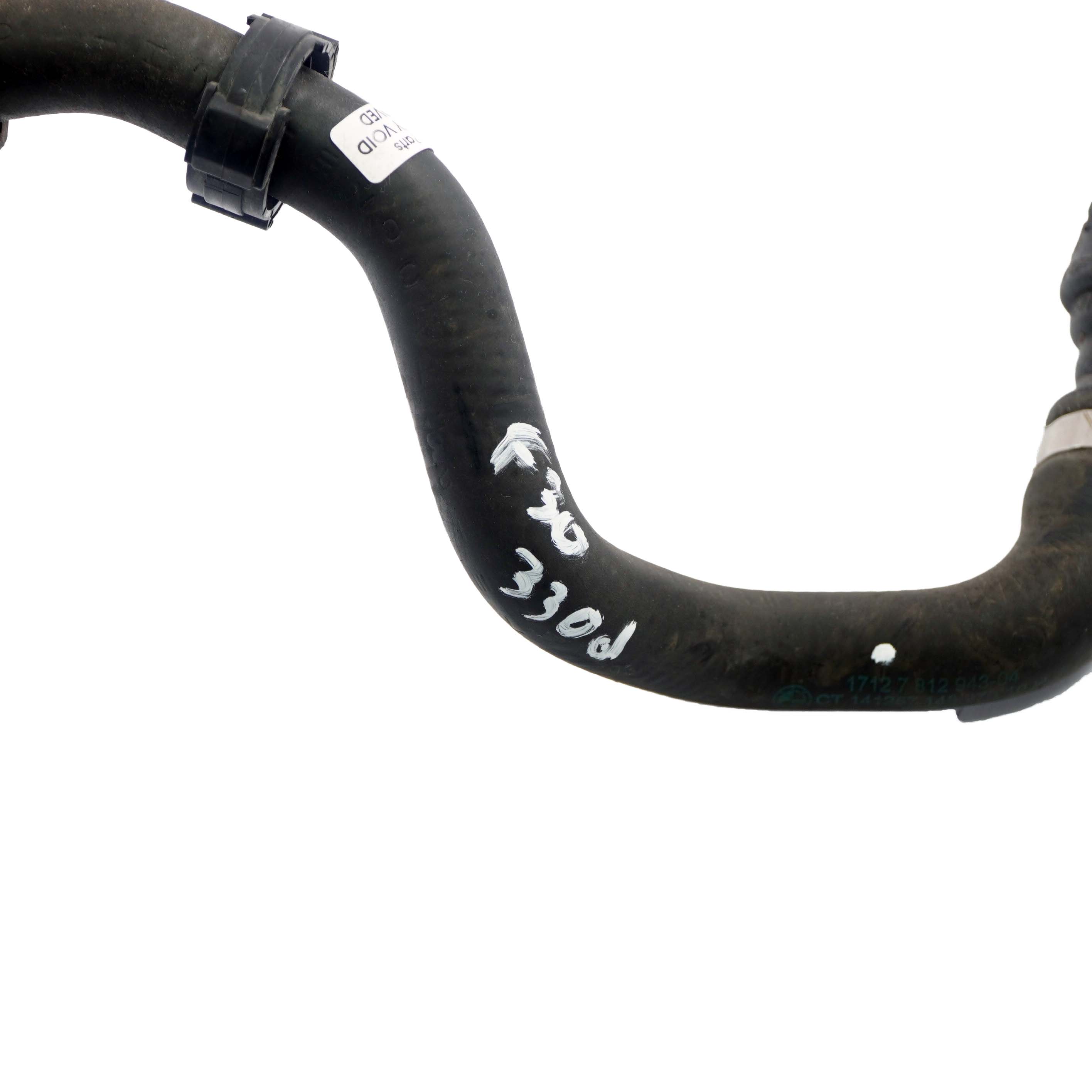 BMW F30 F32 LCI 330d 430d N57N Engine Radiator Coolant Hose Pipe Line 7812943