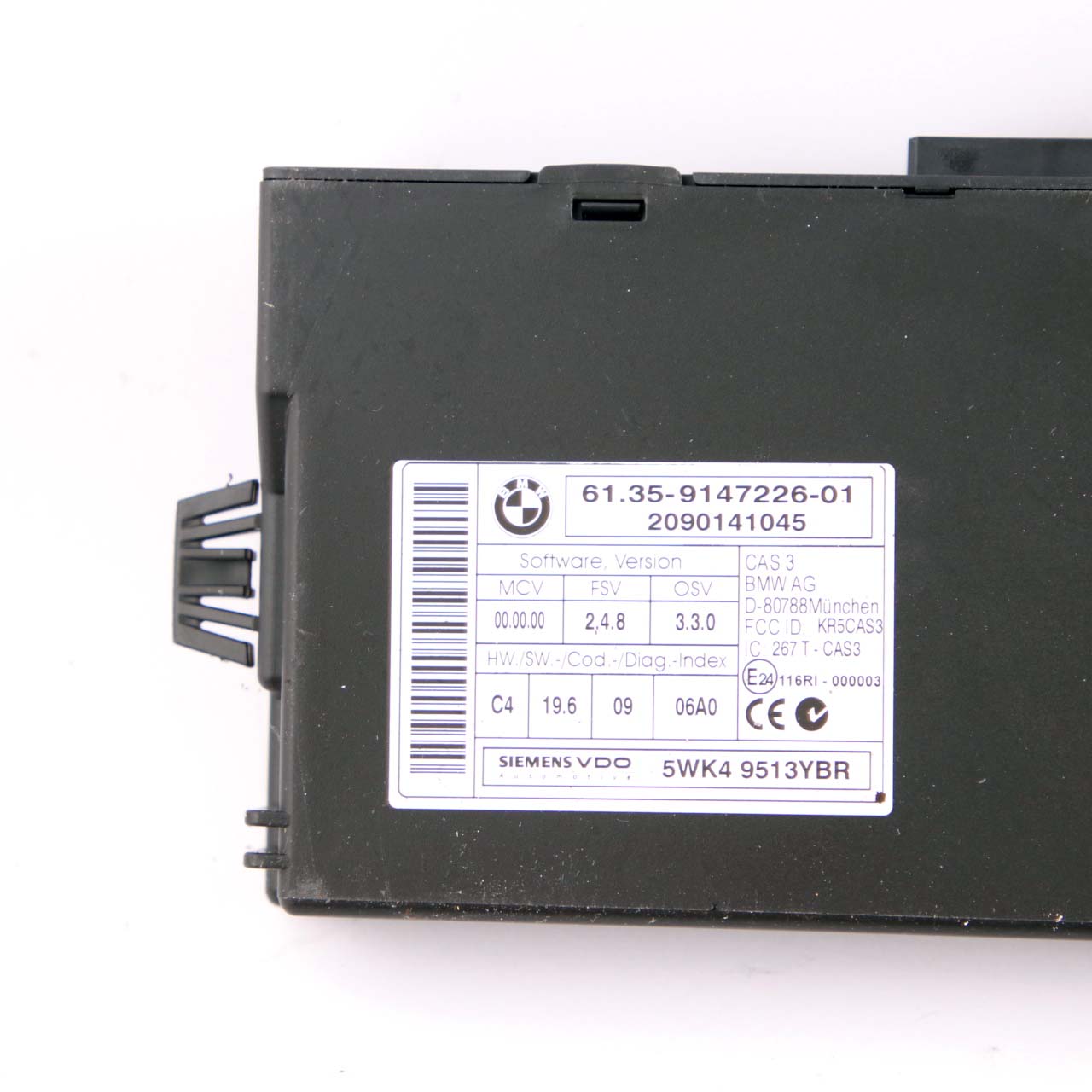 BMW E87 E90 LCI 120d 320d N47 Steuergerät DDE CAS3 2 Schlüssel 7823420