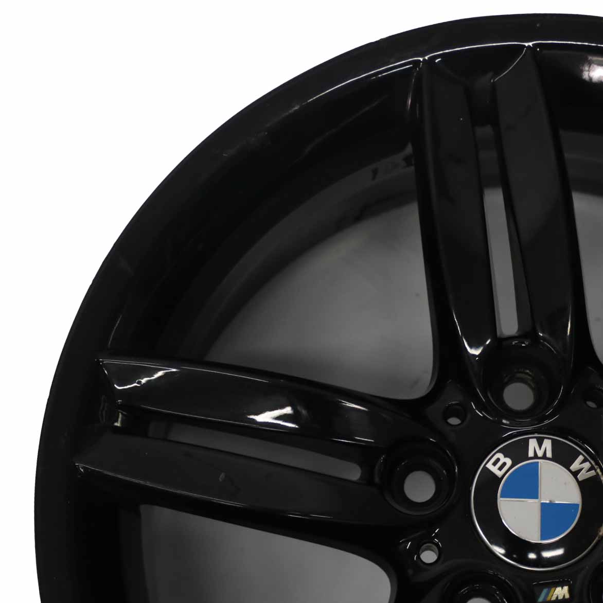 BMW E81 E87 Black Rear Alloy Wheel Rim 18" 8,5J M double Spoke 208 7839305