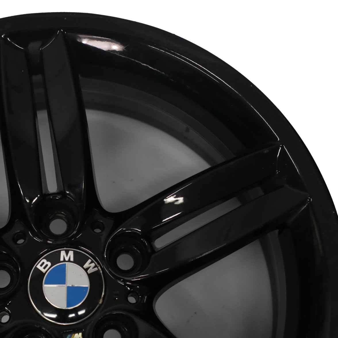 BMW E81 E87 Black Rear Alloy Wheel Rim 18" 8,5J M double Spoke 208 7839305