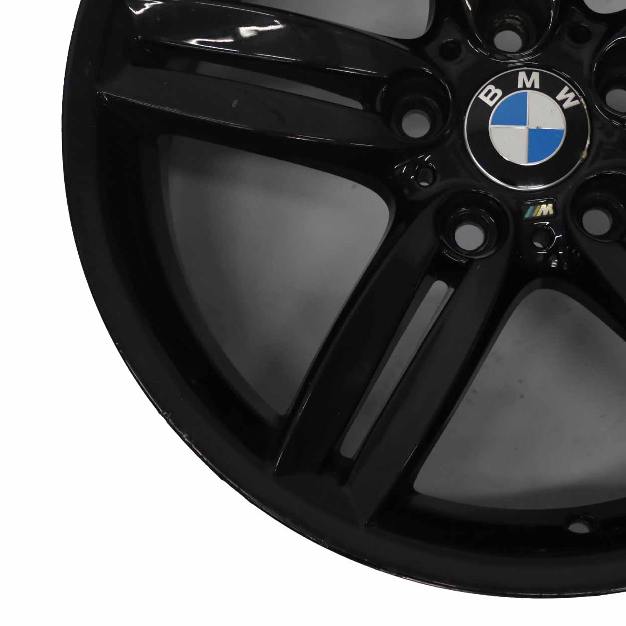 BMW E81 E87 Black Rear Alloy Wheel Rim 18" 8,5J M double Spoke 208 7839305