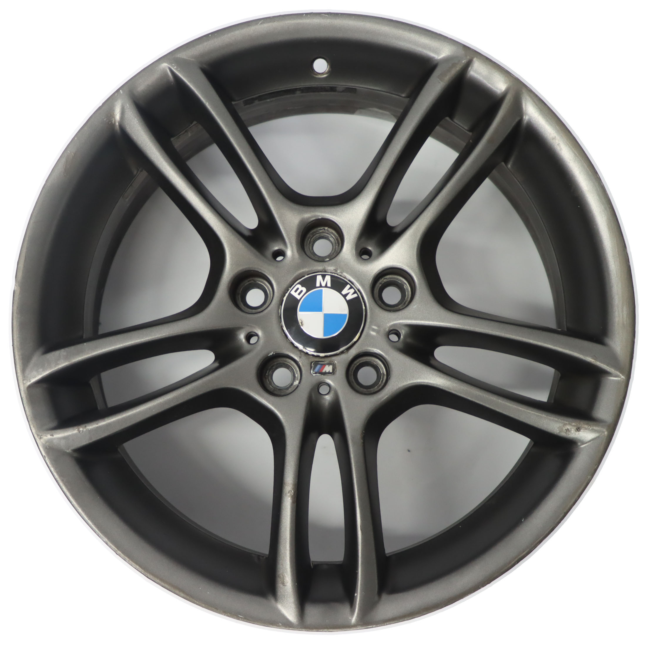 BMW E81 E87 Vorne Grau Alu Felge Alufelge 18" 7,5J ET:49 M Doppelspeiche 261