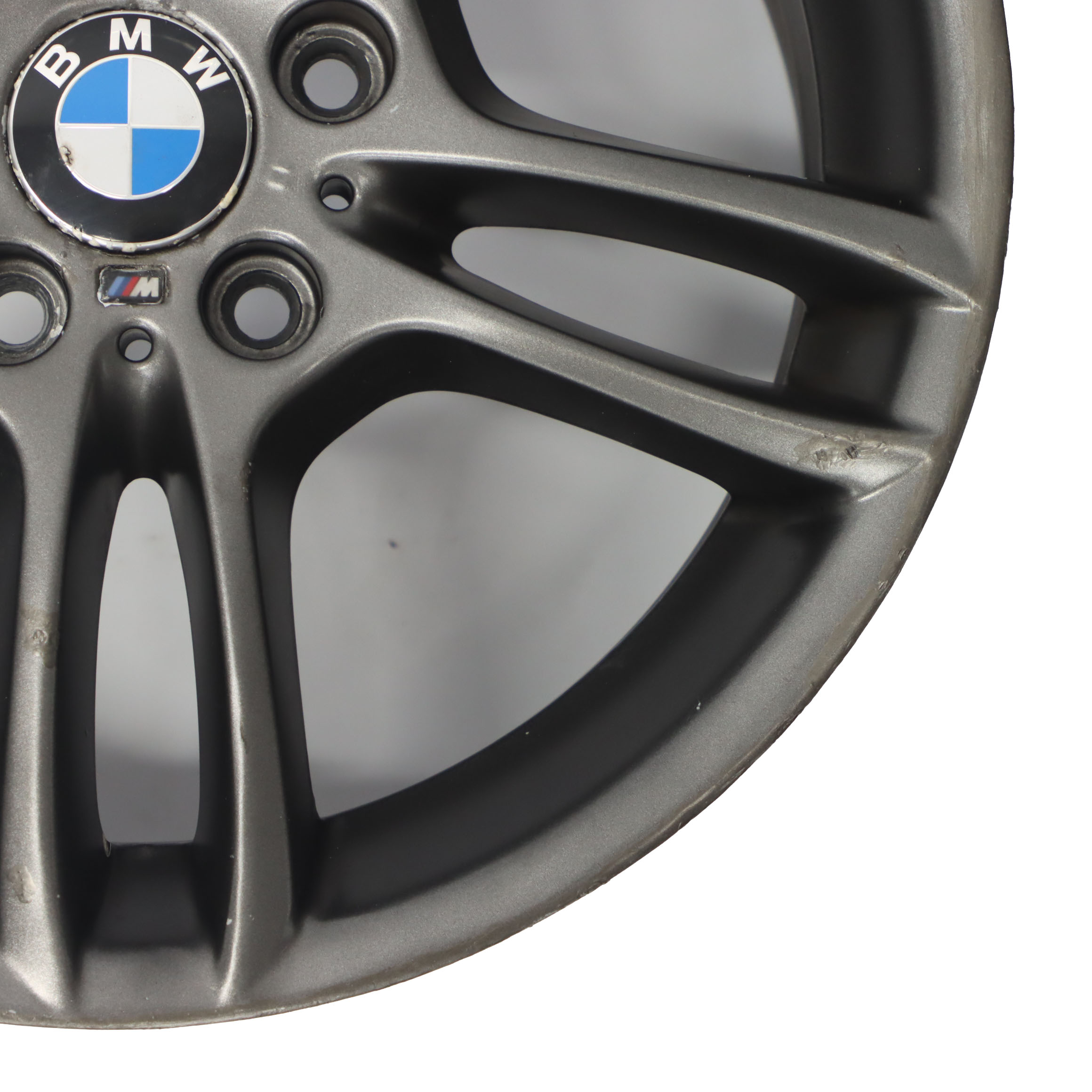 BMW E81 E87 Vorne Grau Alu Felge Alufelge 18" 7,5J ET:49 M Doppelspeiche 261