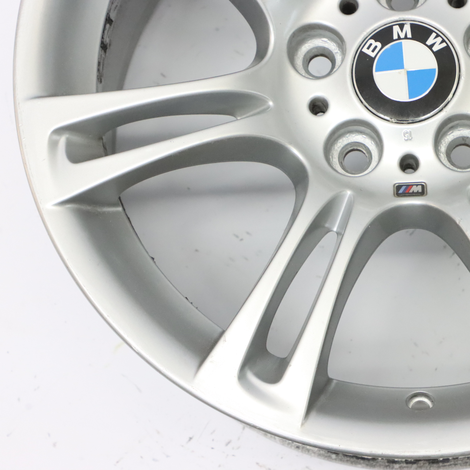 BMW 5 6 F10 F11 F12 Silber Felge Alufelge Rad M Doppelspeiche 350 8J 18" ET:30