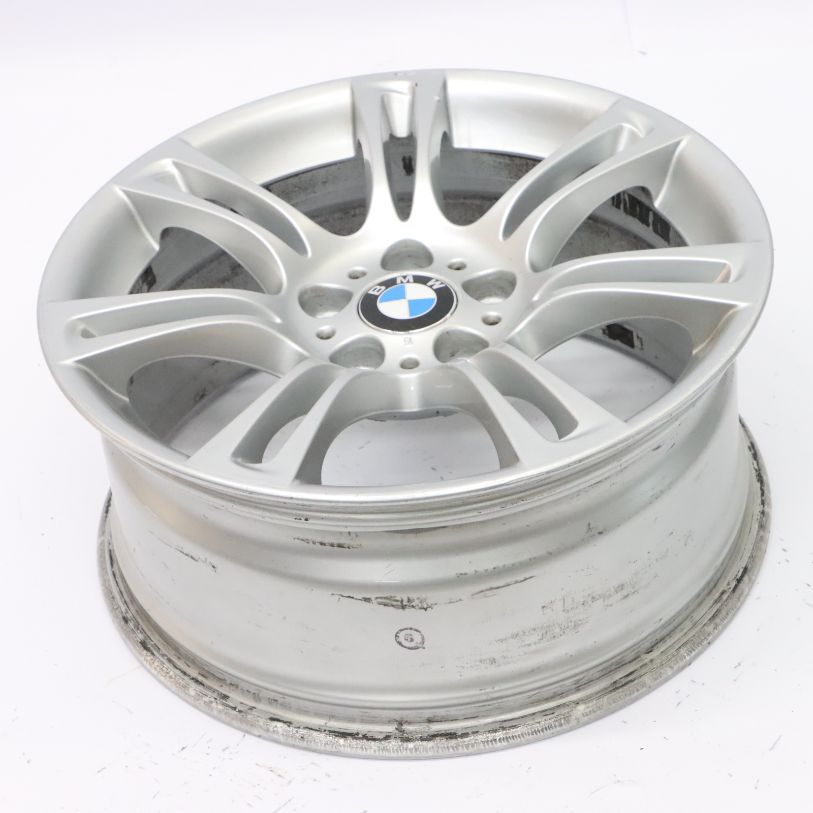 BMW 5 6 F10 F11 F12 Silber Felge Alufelge Rad M Doppelspeiche 350 8J 18" ET:30