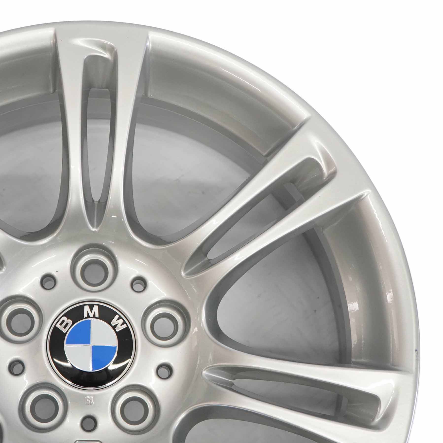 BMW 5 6 F10 F11 F12 Silber Felge Alufelge Rad M Doppelspeiche 350 8J 18" ET:30