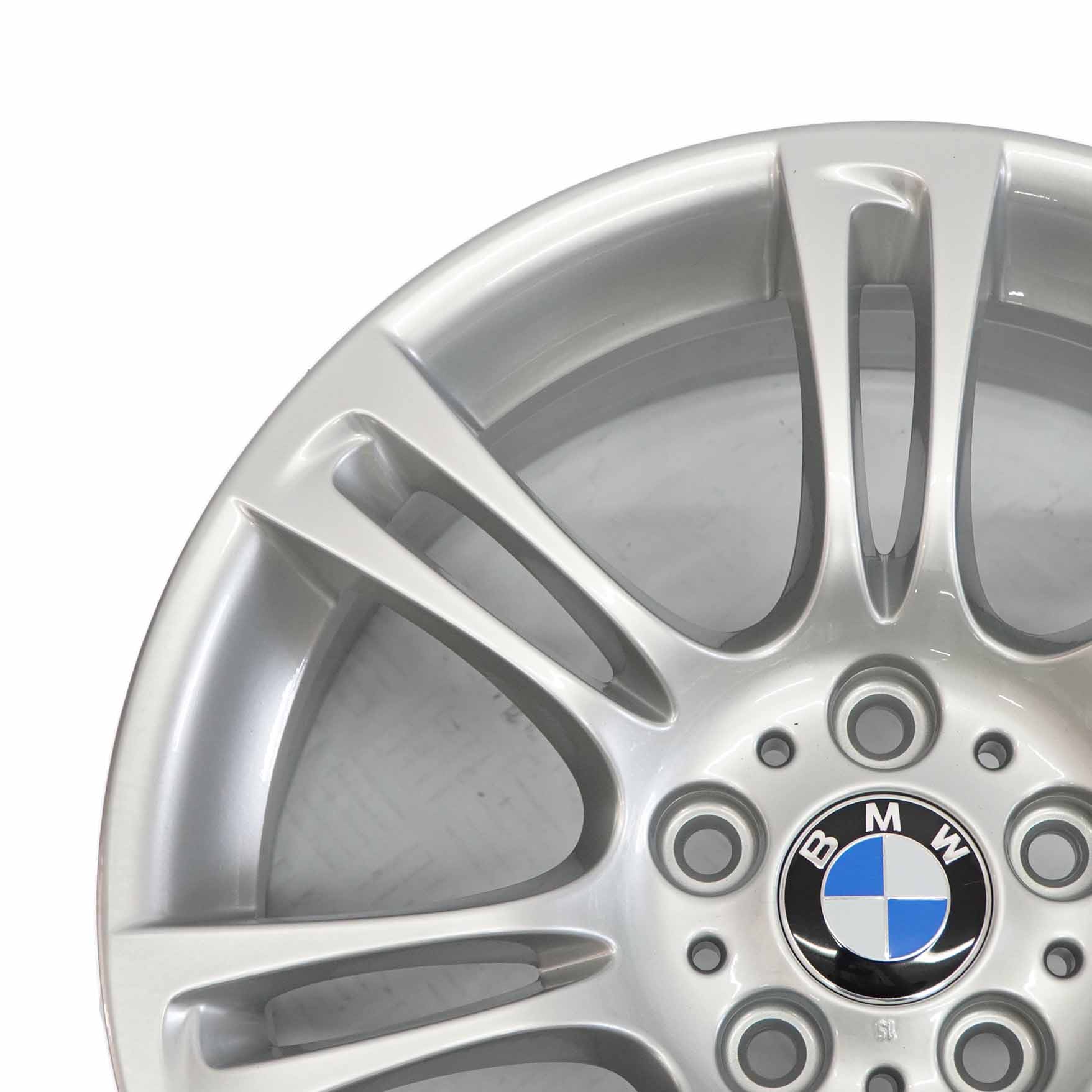 BMW 5 6 F10 F11 F12 Silber Felge Alufelge Rad M Doppelspeiche 350 8J 18" ET:30