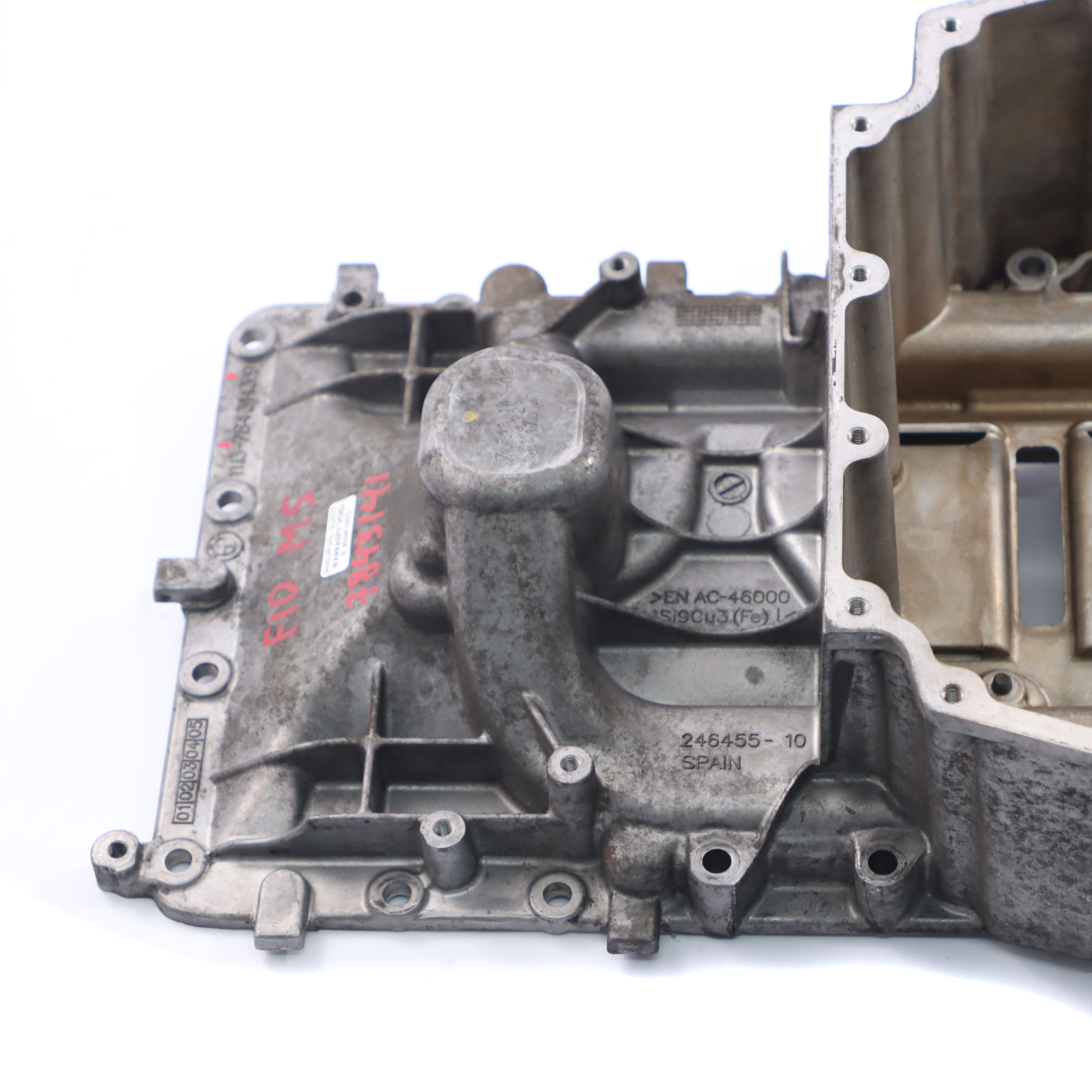 BMW F10 M5 F12 F13 M6 S63N Benzin motor Öl wanne Oberteil 7843143