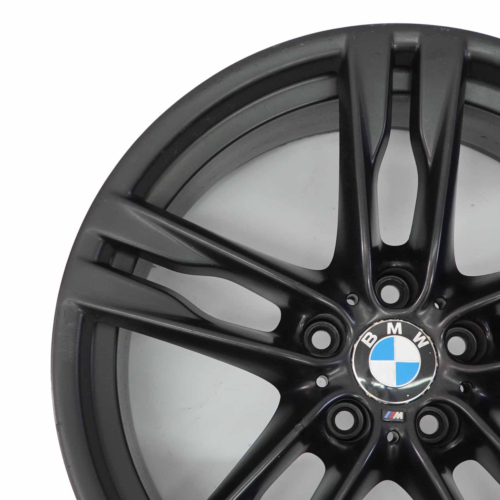 BMW F06 Schwarz Vorderrad Alufelge 20" ET:33 8.5J M Doppelspeiche 373 7843715