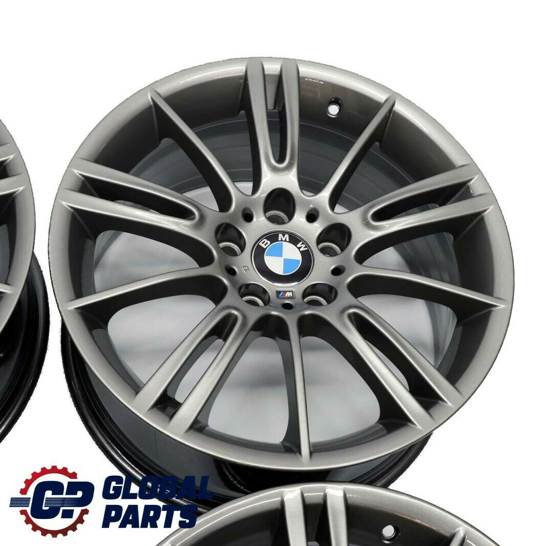 BMW E90 E91 E92 Grau Komplettes 4x Rad Alufelgen Felgen 18" M Sternspeiche 193