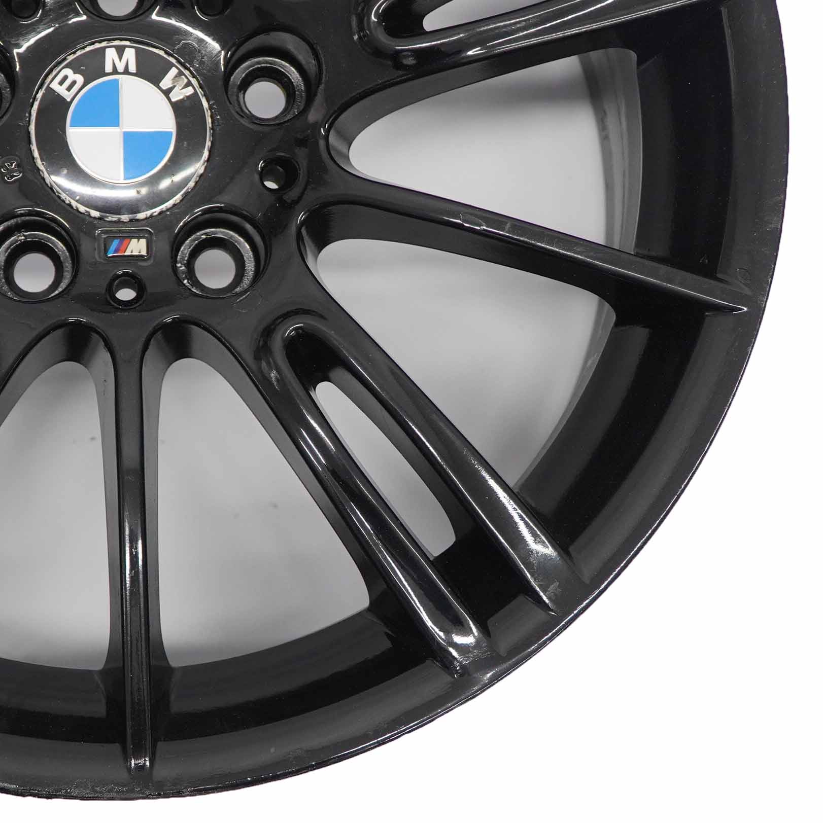 BMW E90 E91 Schwarz Hinterradfelge 18" ET:37 8.5J M Spider Speiche 193