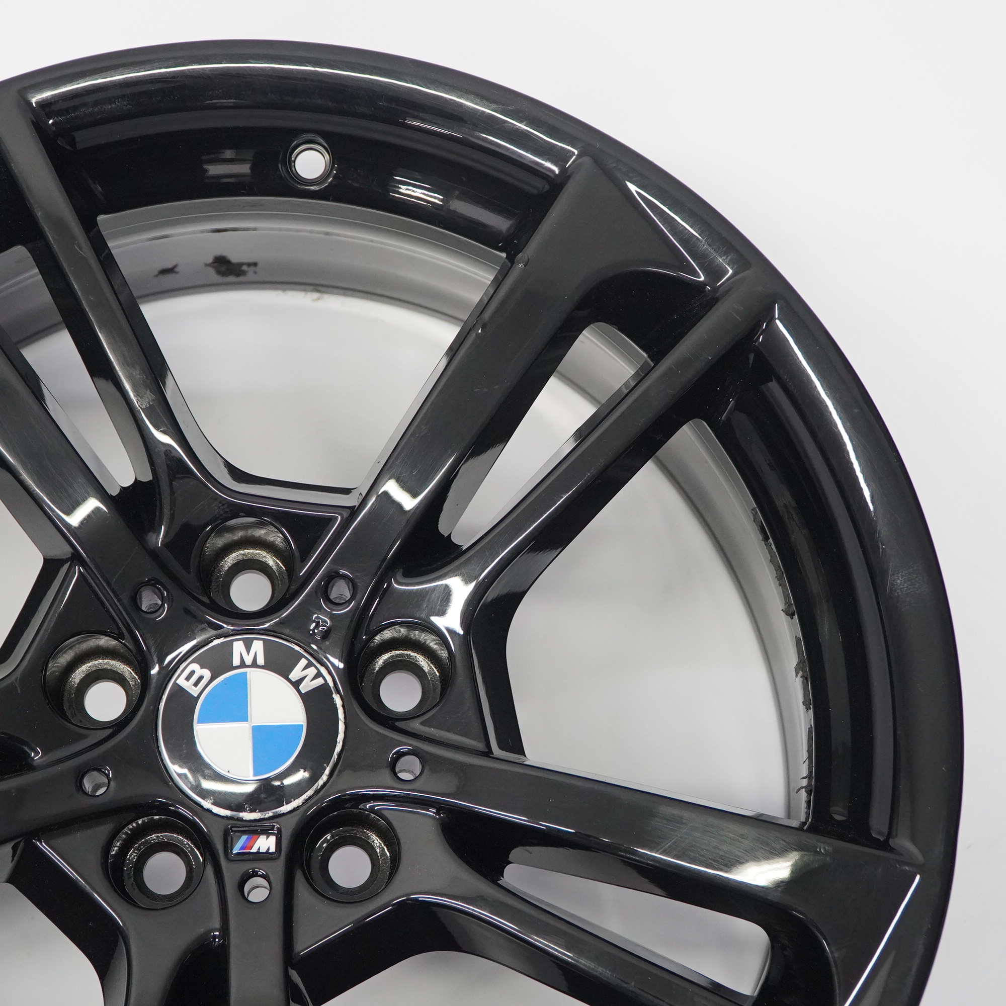 BMW X3 F25 Schwarz Vorderrad Felge 19" M Doppel speiche 369 8,5J ET:38 7844250