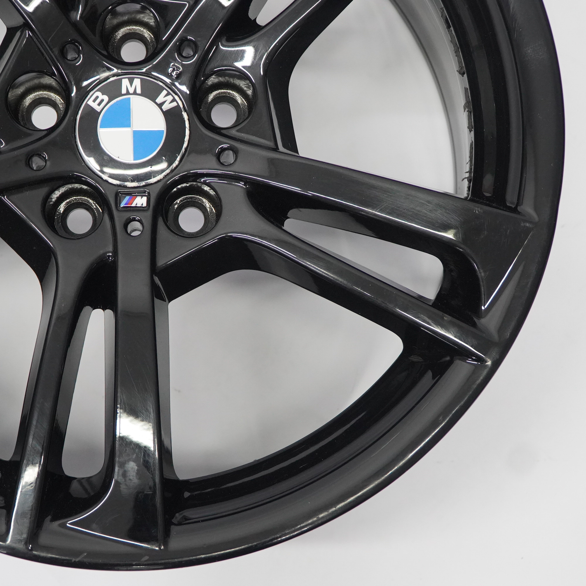 BMW X3 F25 Schwarz Vorderrad Felge 19" M Doppel speiche 369 8,5J ET:38 7844250