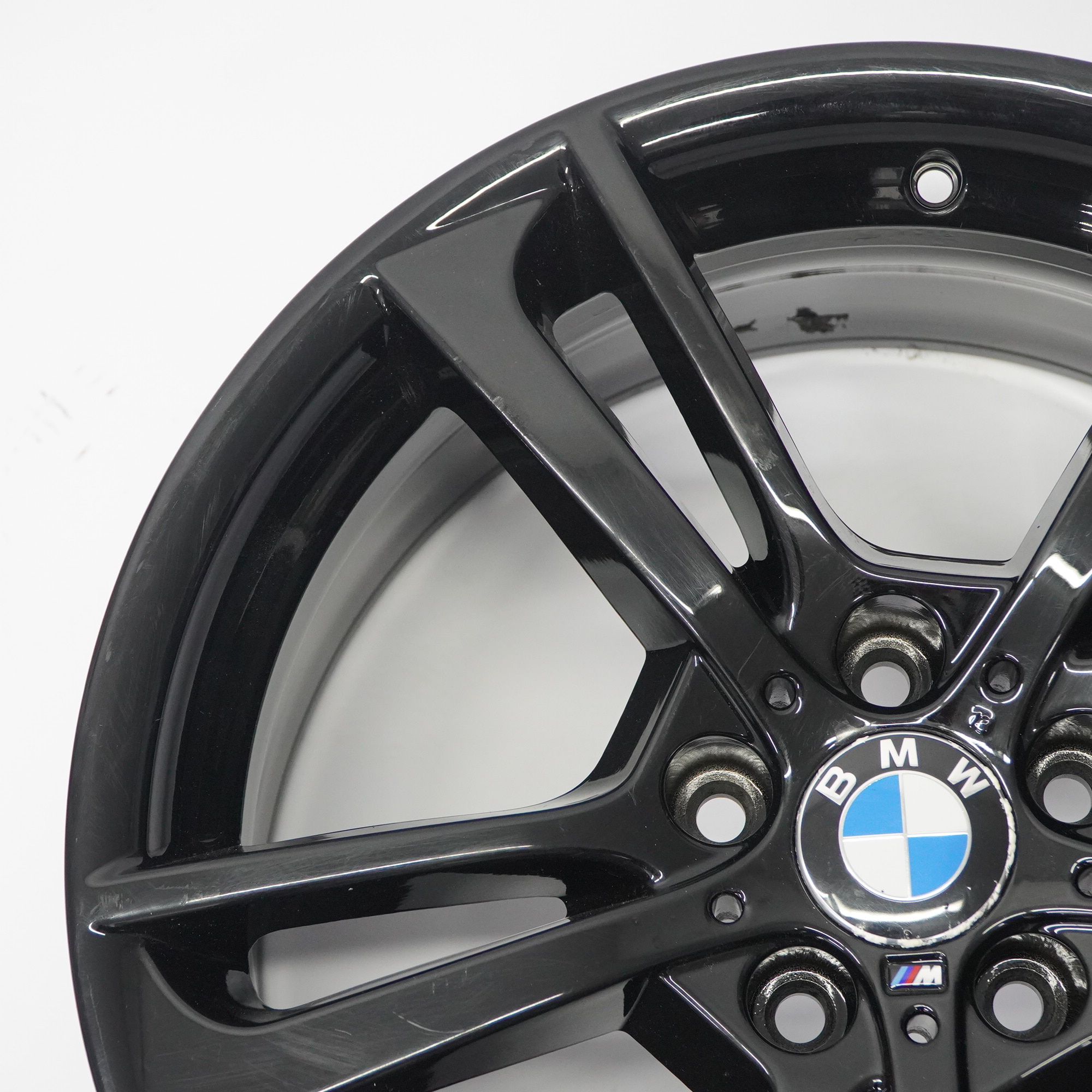 BMW X3 F25 Schwarz Vorderrad Felge 19" M Doppel speiche 369 8,5J ET:38 7844250