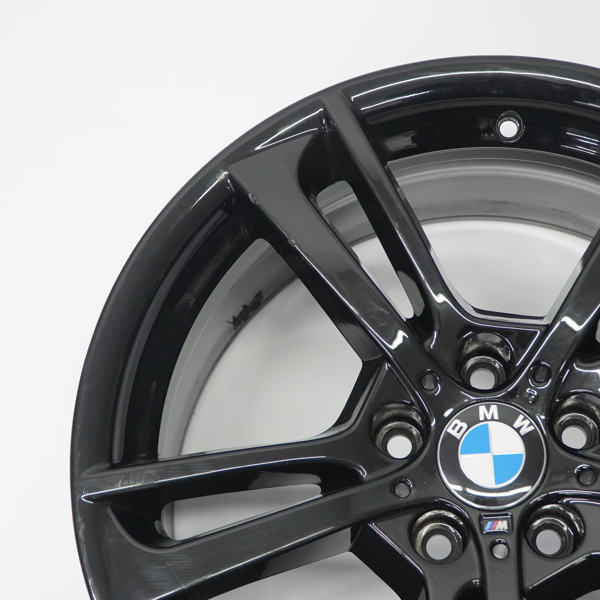 BMW X3 F25 Hinter rad felge schwarz Leicht metall 19" 9,5J ET:48 7844251