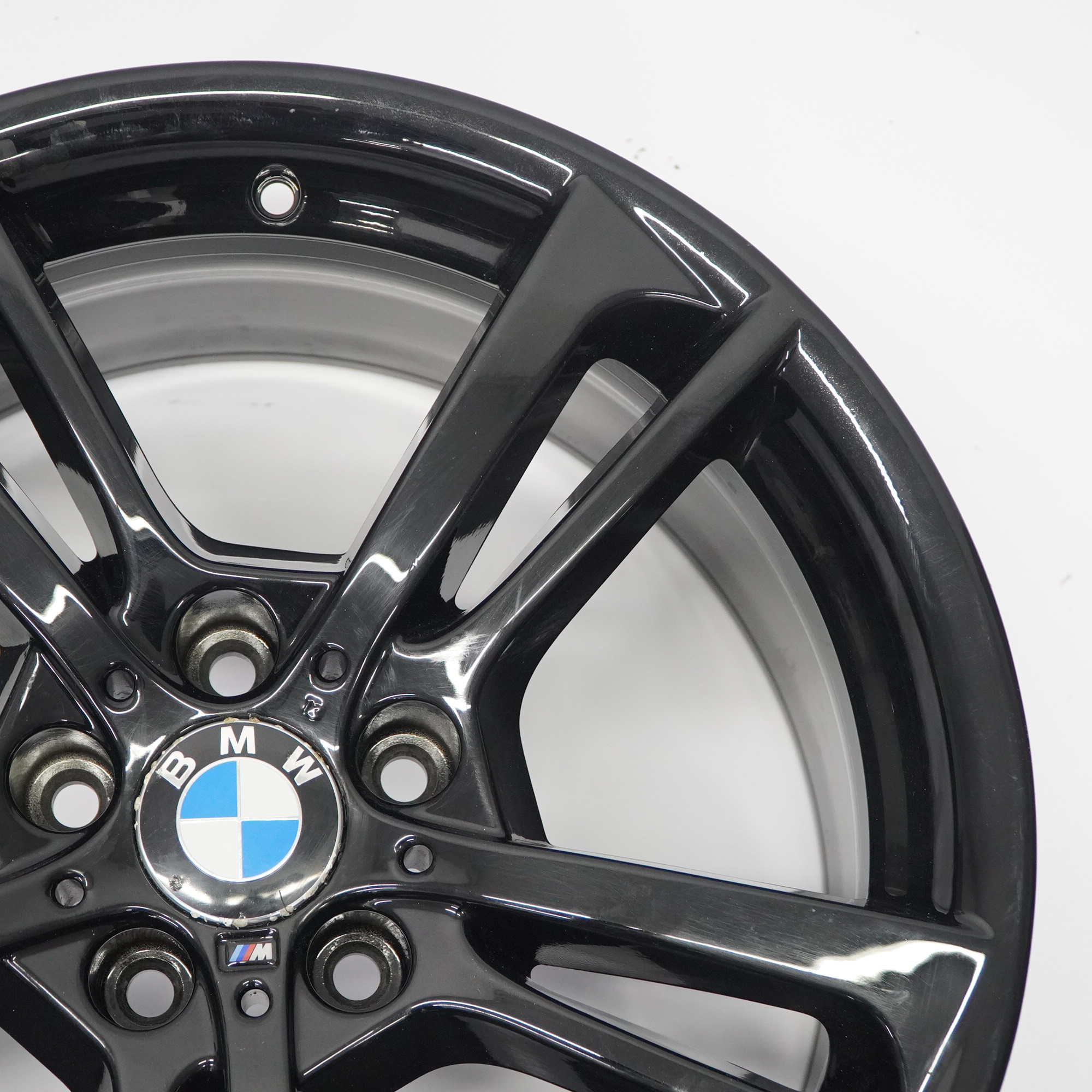 BMW X3 F25 Hinter rad felge schwarz Leicht metall 19" 9,5J ET:48 7844251