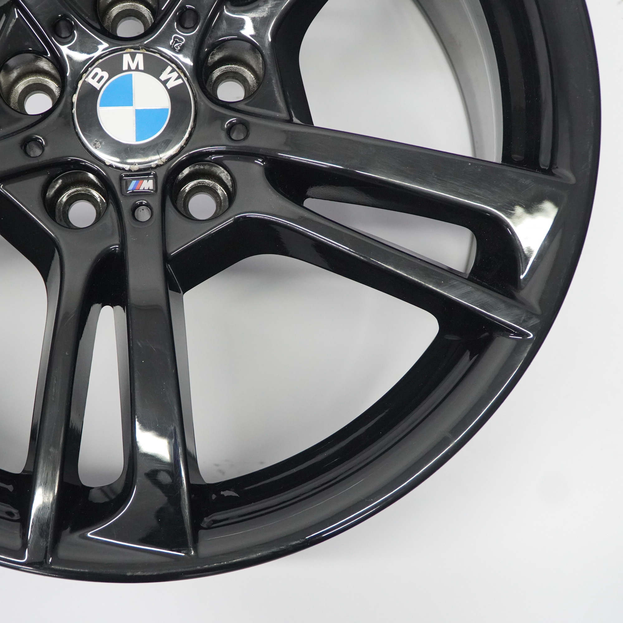 BMW X3 F25 Hinter rad felge schwarz Leicht metall 19" 9,5J ET:48 7844251