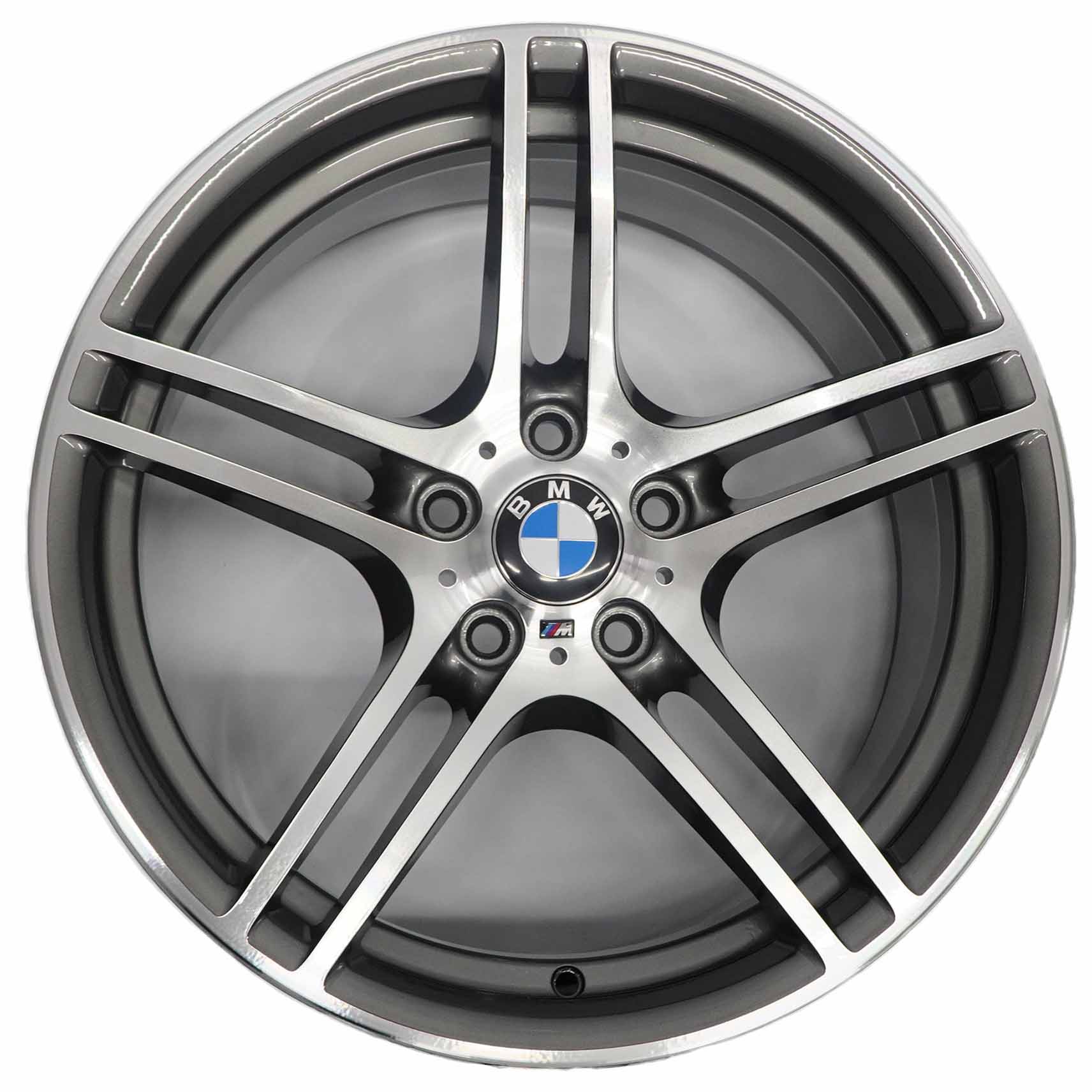 BMW E90 E91 Komplettes Ferricgrey 4x Alu Felge Alufelge 19" M Doppelspeiche 313