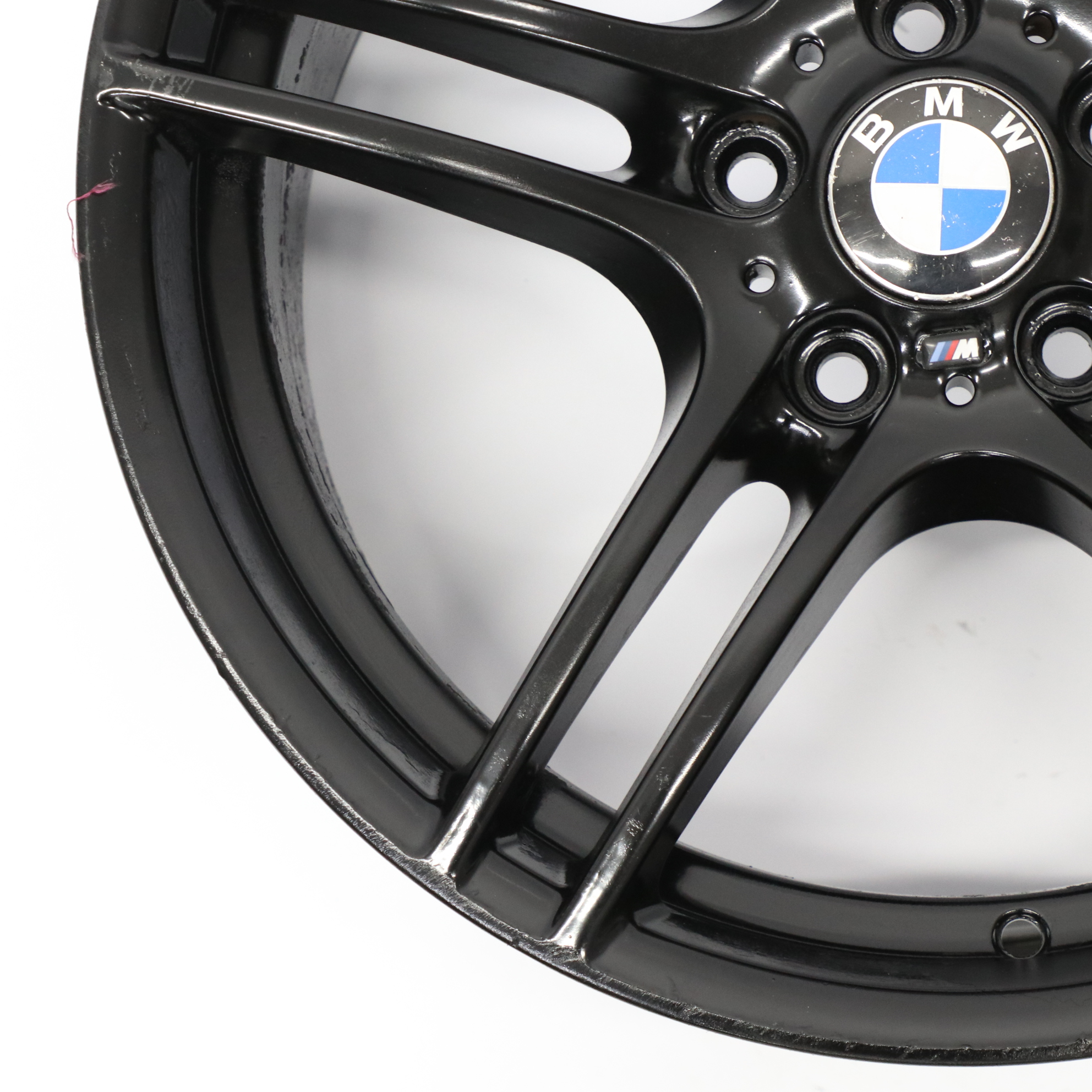 BMW E90 E91 Front Black Alloy Wheel Rim 19" M Double Spoke 313 8J ET:37 7844343