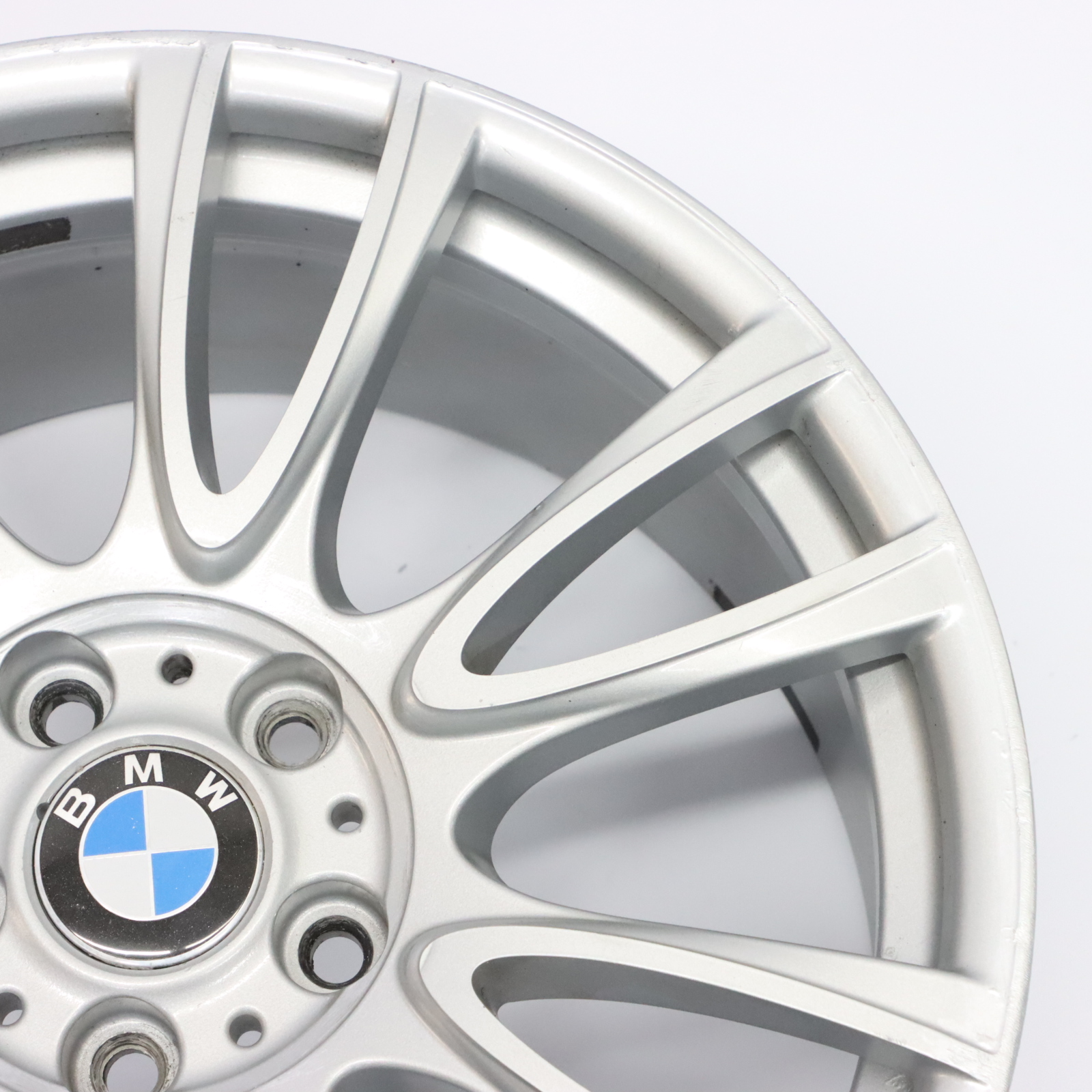 BMW F30 F31 F32 Rear Silver Alloy Wheel Rim 19" ET:47 8.5J V Spoke 439 7845866