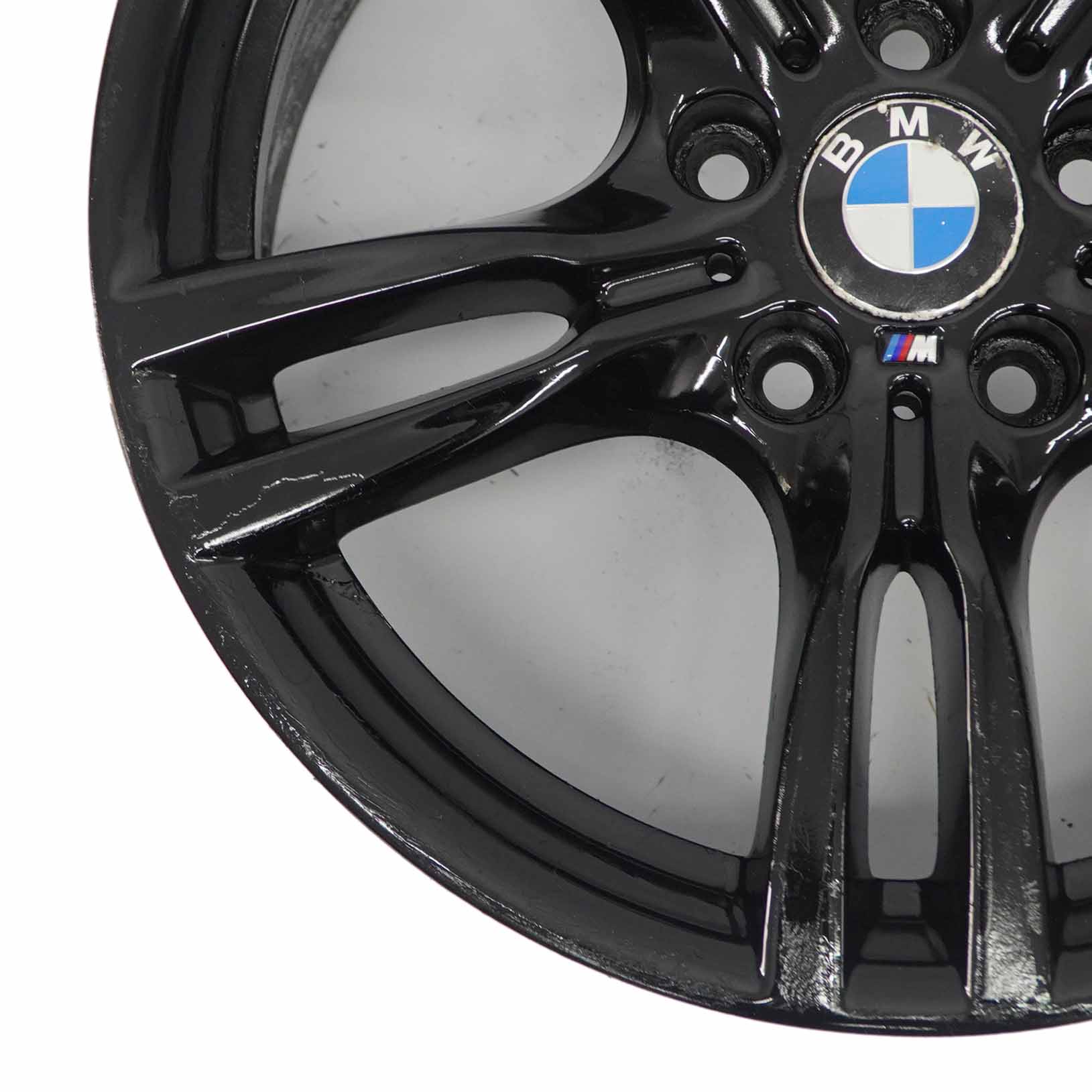 BMW F30 F31 F32 F33 Black Wheel Alloy Rim 18" M Star Spoke 400 8J ET:34 7845880