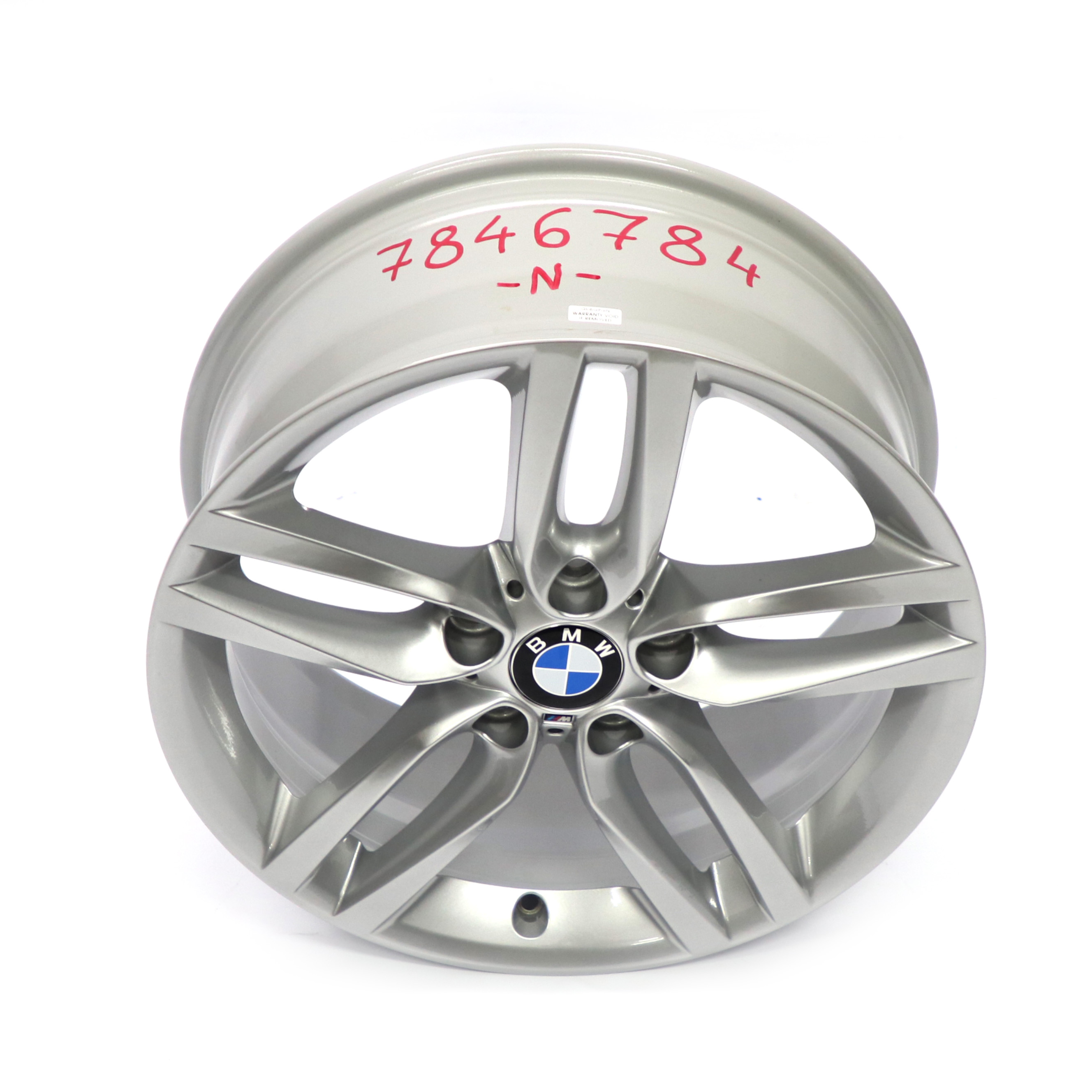 BMW F20 F21 Argent Jante Alufelge 18" 7,5J ET:45 M Rayons Doubles 461 7846784