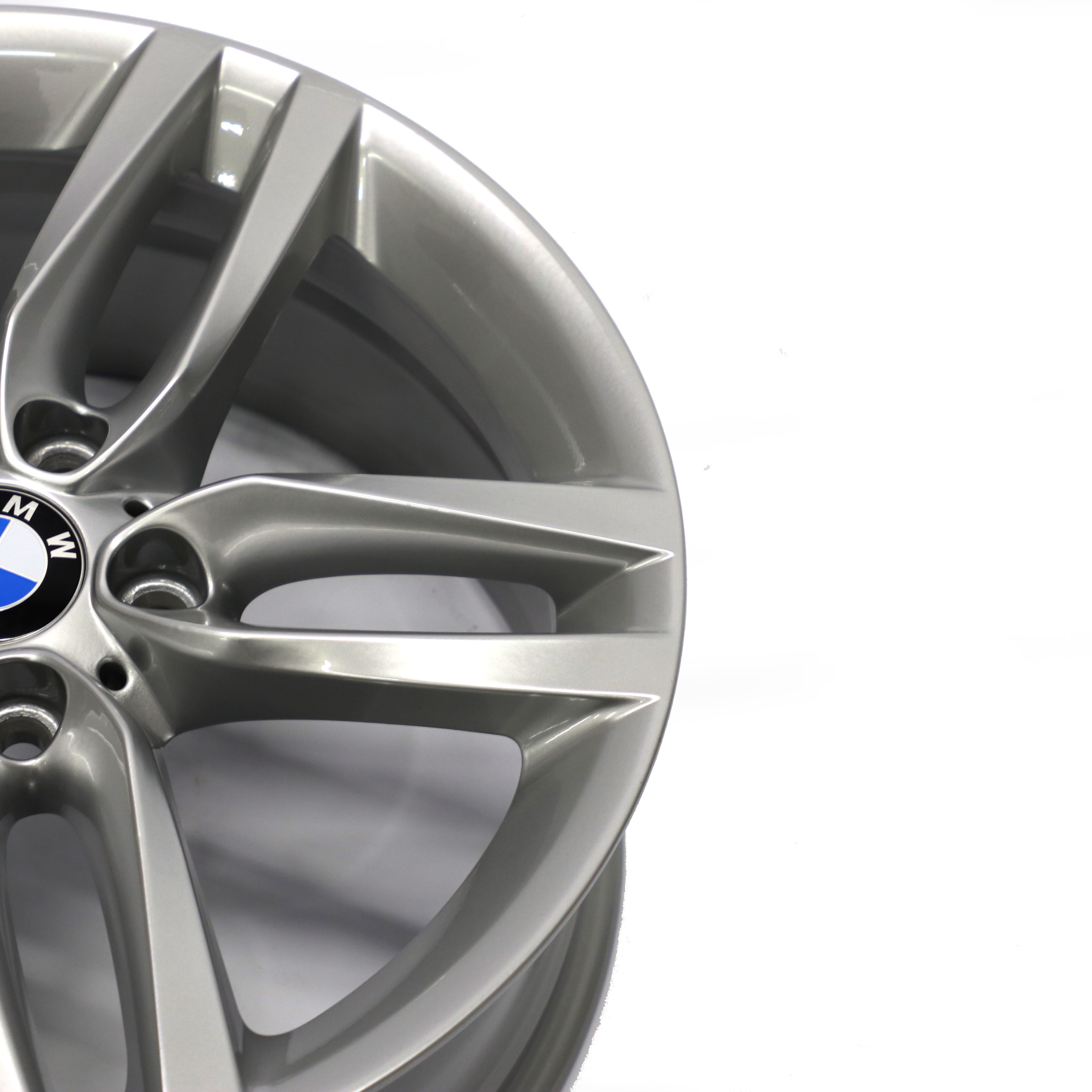 BMW F20 F21 Argent Jante Alufelge 18" 7,5J ET:45 M Rayons Doubles 461 7846784