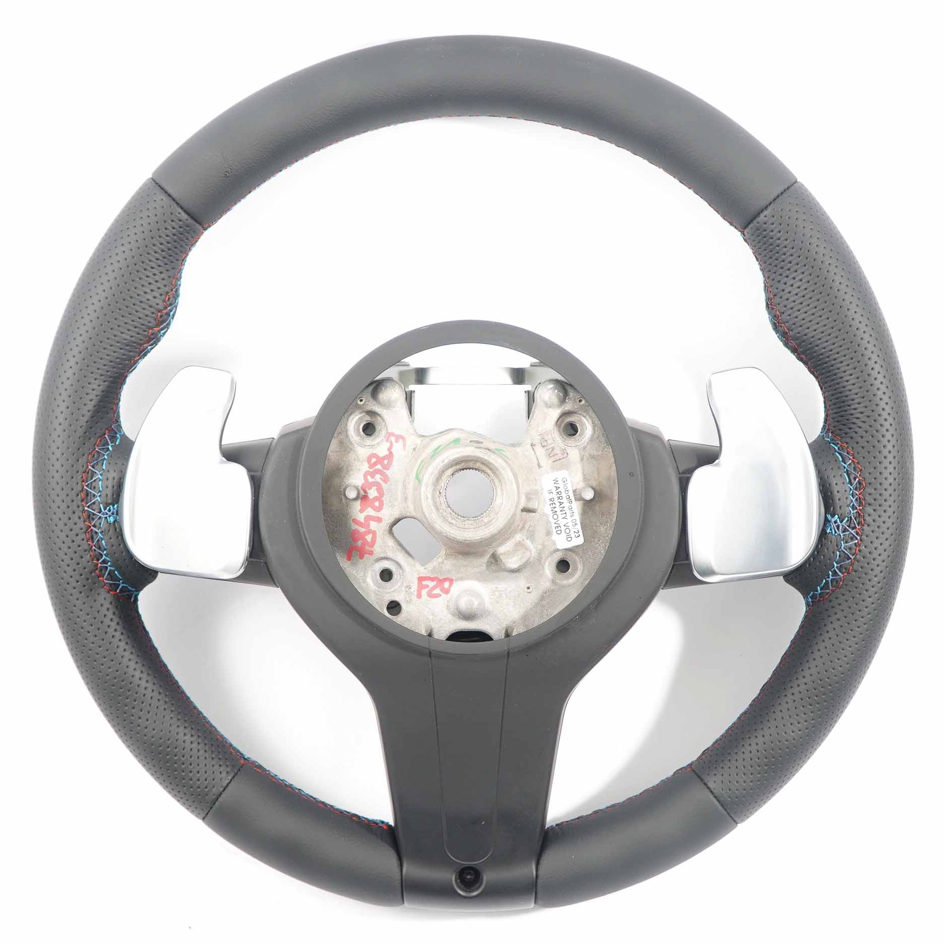 BMW F20 F21 F30 F31 F32 M Sport NEW Black Leather  Steering Wheel Paddle Shift