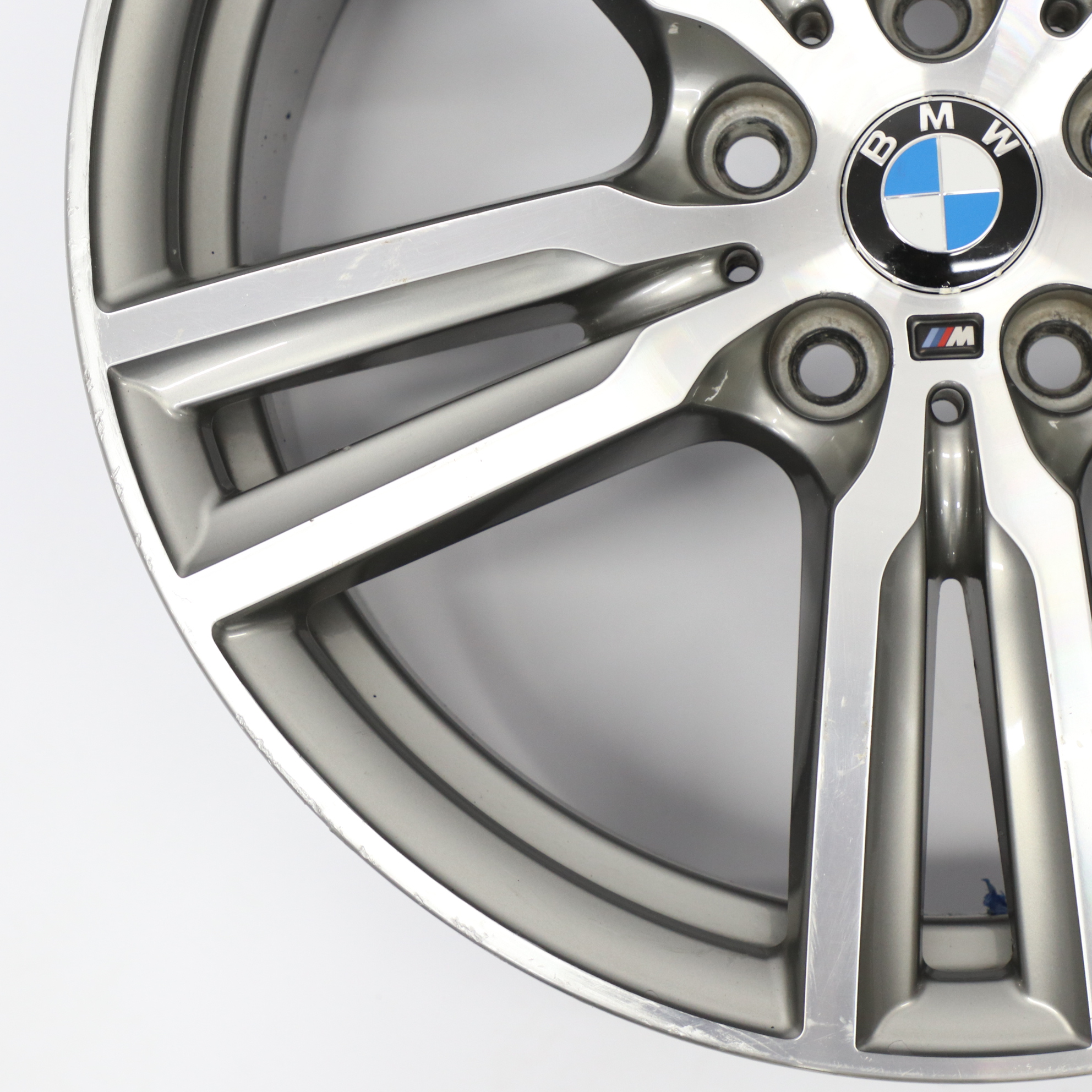 BMW F45 F46 Ferric Grey Alloy Wheel Rim 18" M Double Spoke 486 ET:57 8J 7848602