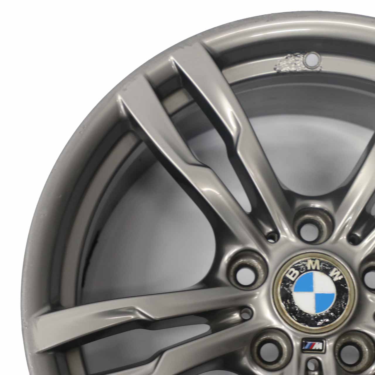 BMW F30 F32 Ferric Grey Light Alloy Wheel Rim 18" M Double Spoke 441 8,5J ET:47