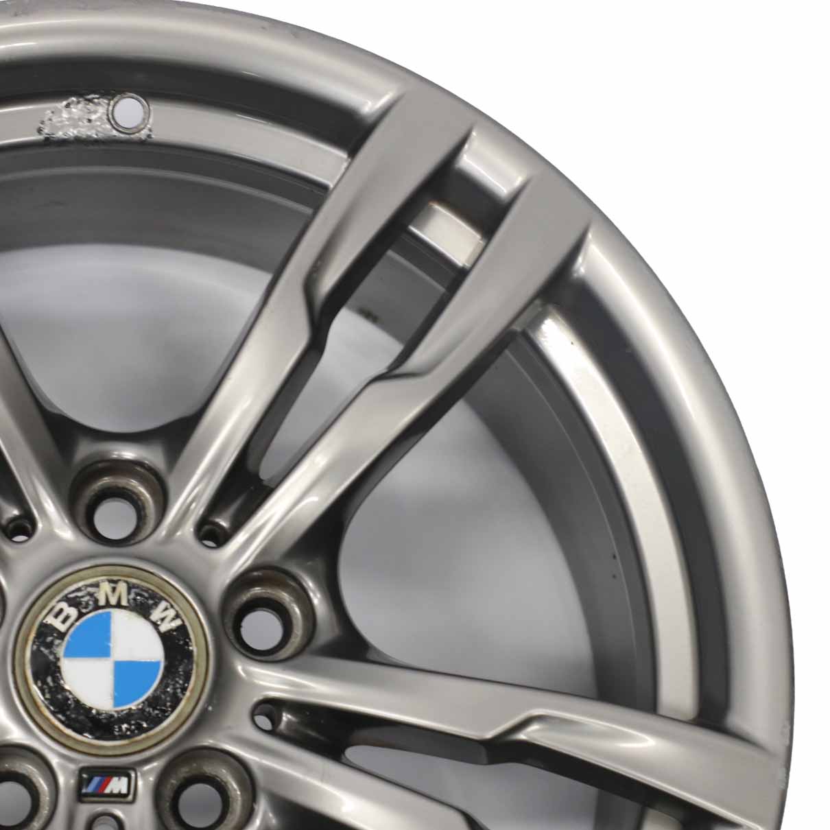 BMW F30 F32 Ferric Grey Light Alloy Wheel Rim 18" M Double Spoke 441 8,5J ET:47