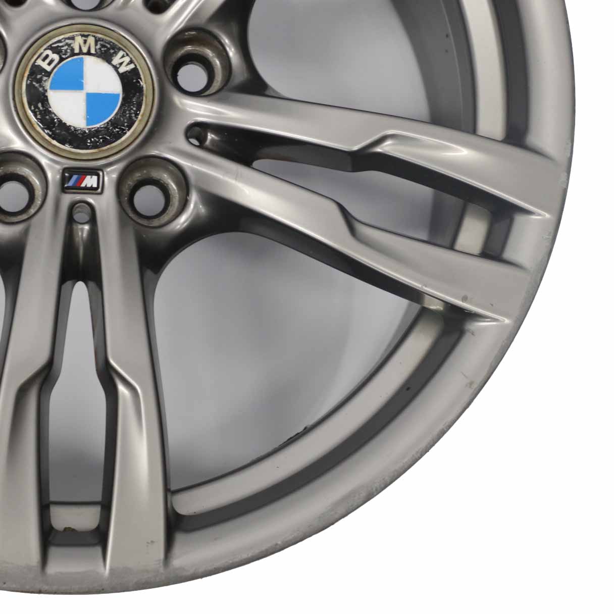 BMW F30 F32 Ferric Grey Light Alloy Wheel Rim 18" M Double Spoke 441 8,5J ET:47