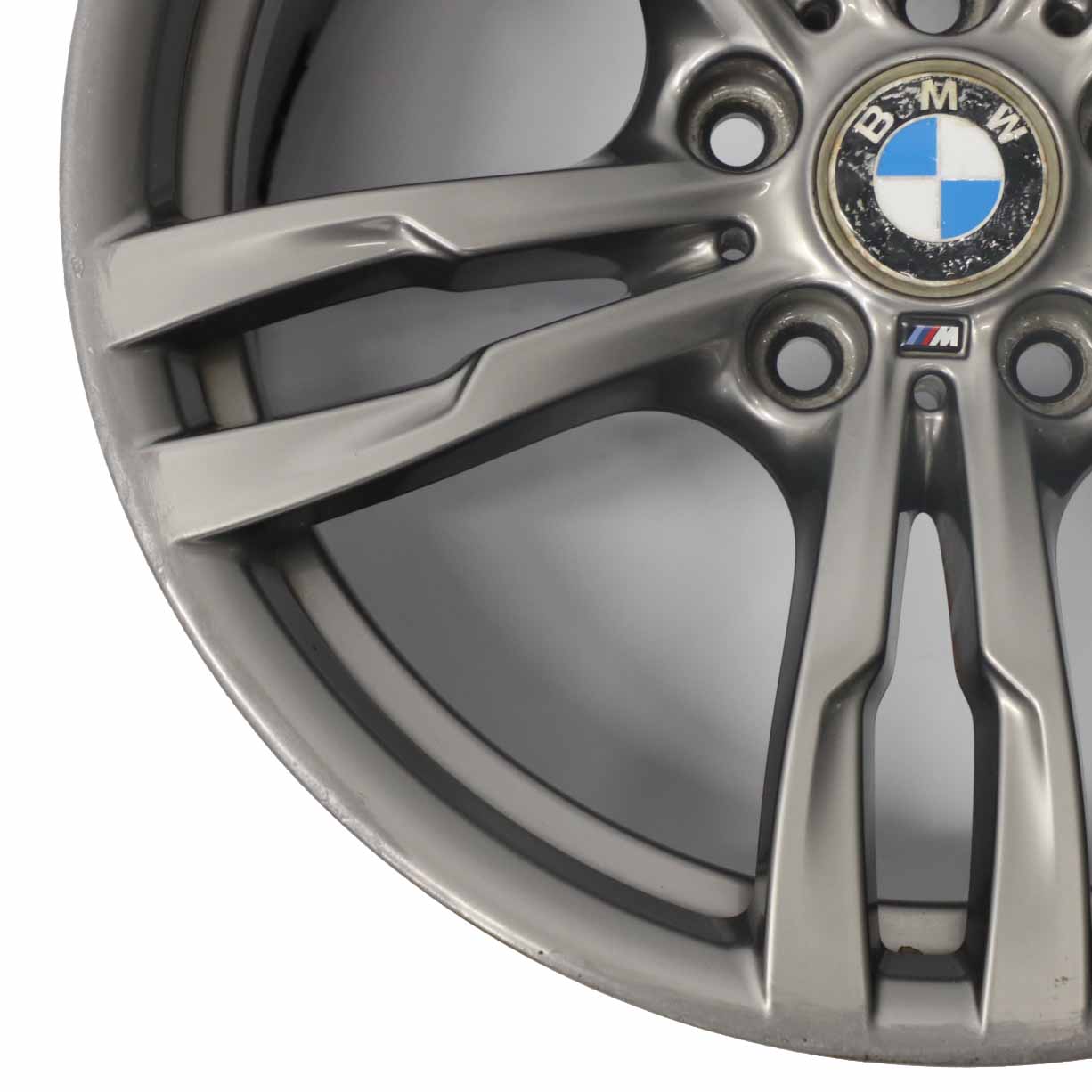 BMW F30 F32 Ferric Grey Light Alloy Wheel Rim 18" M Double Spoke 441 8,5J ET:47